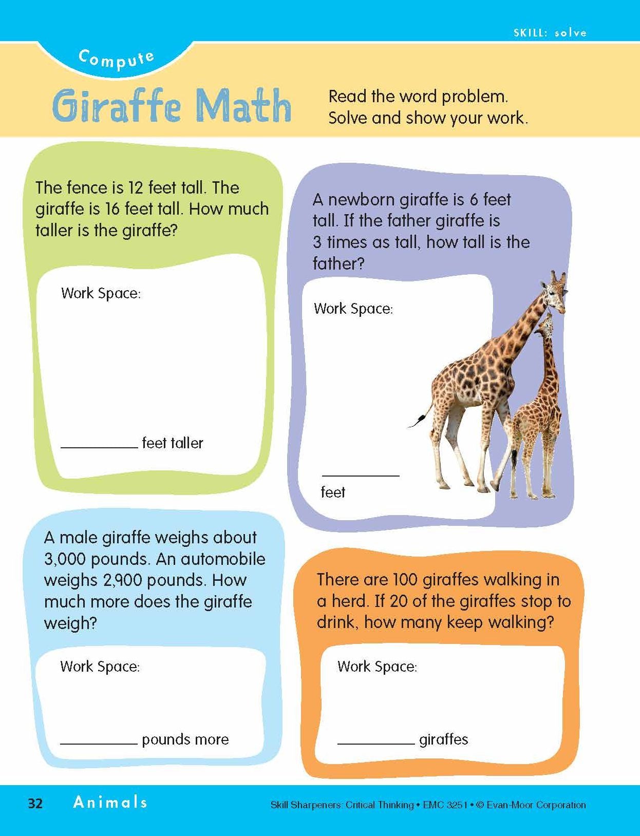 Skill Sharpeners Critical Thinking, Grade 1