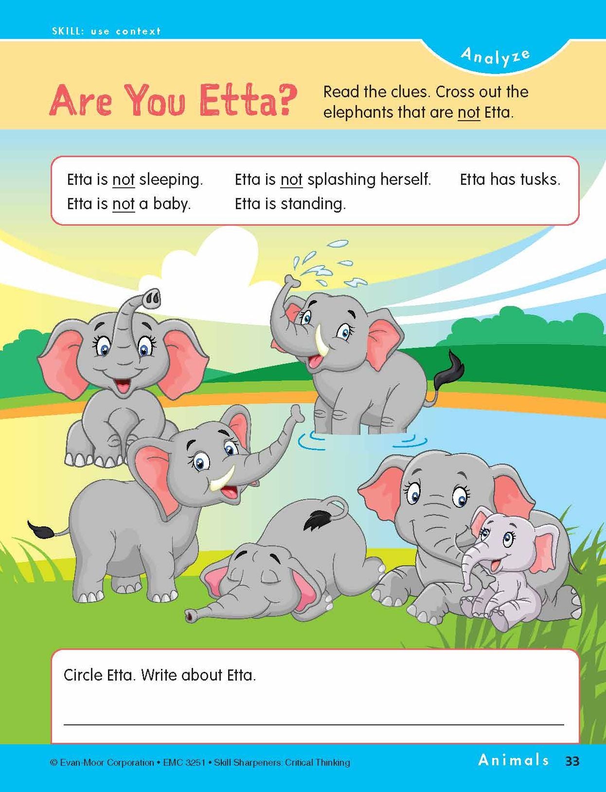 Skill Sharpeners Critical Thinking, Grade 1