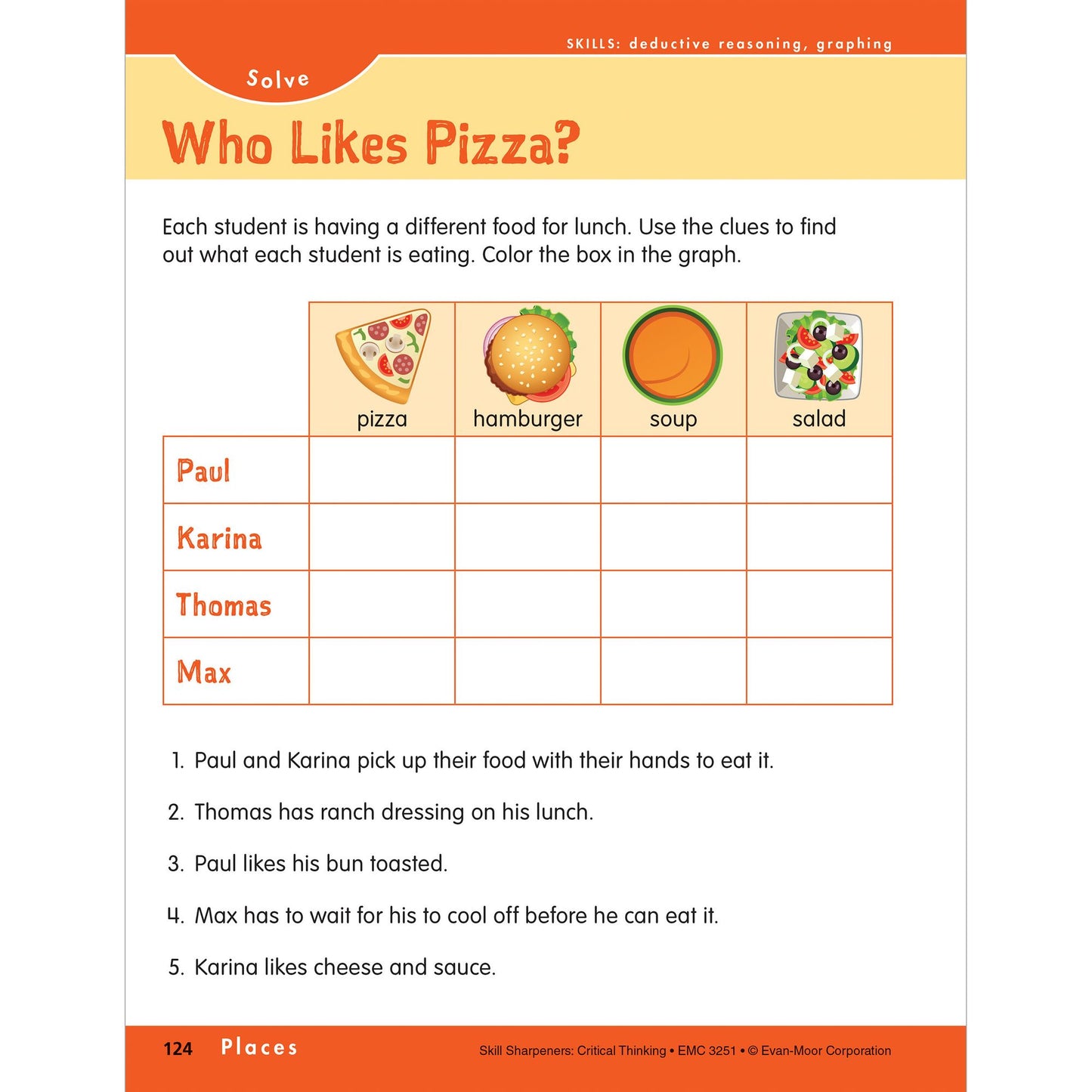 Skill Sharpeners Critical Thinking, Grade 1