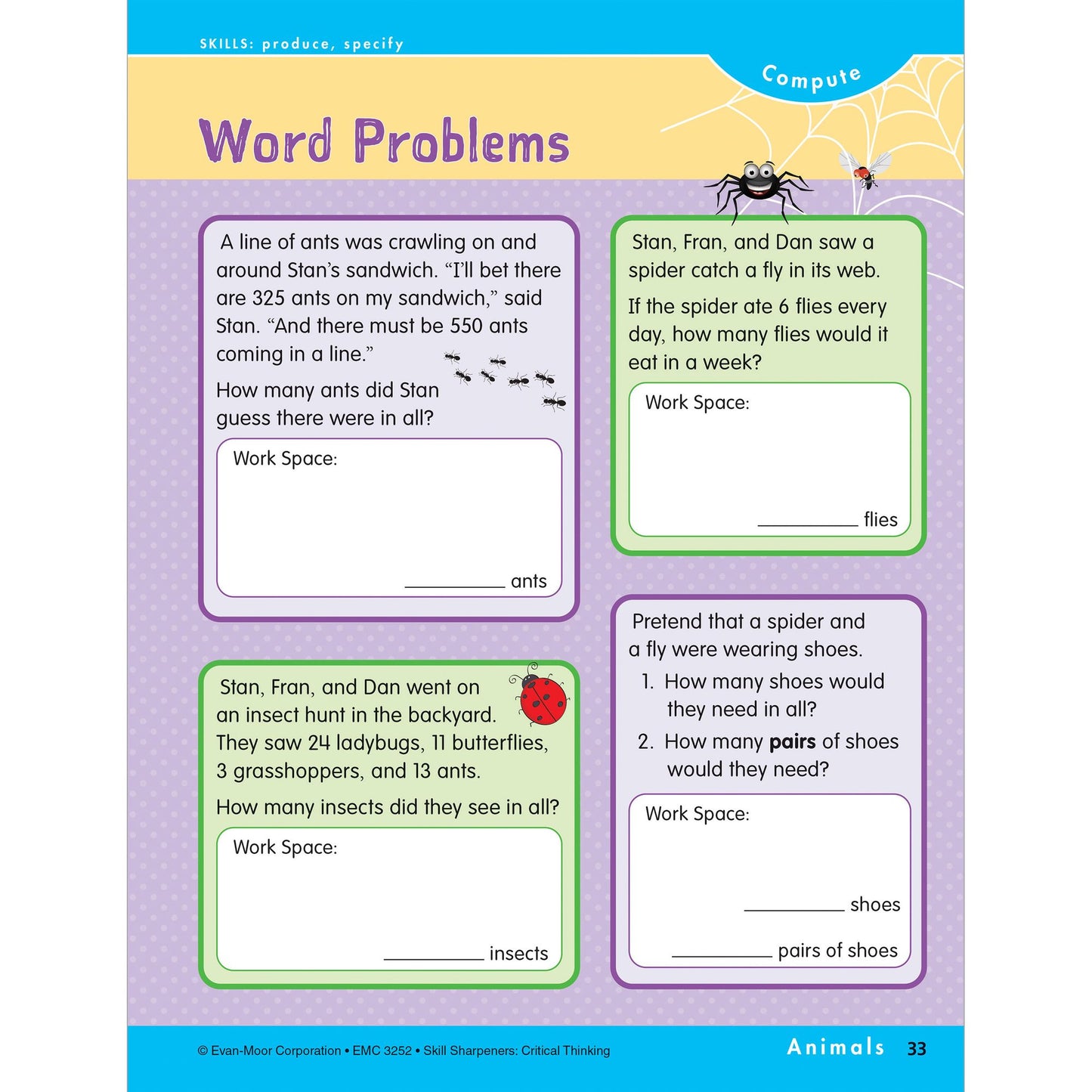 Skill Sharpeners Critical Thinking, Grade 2