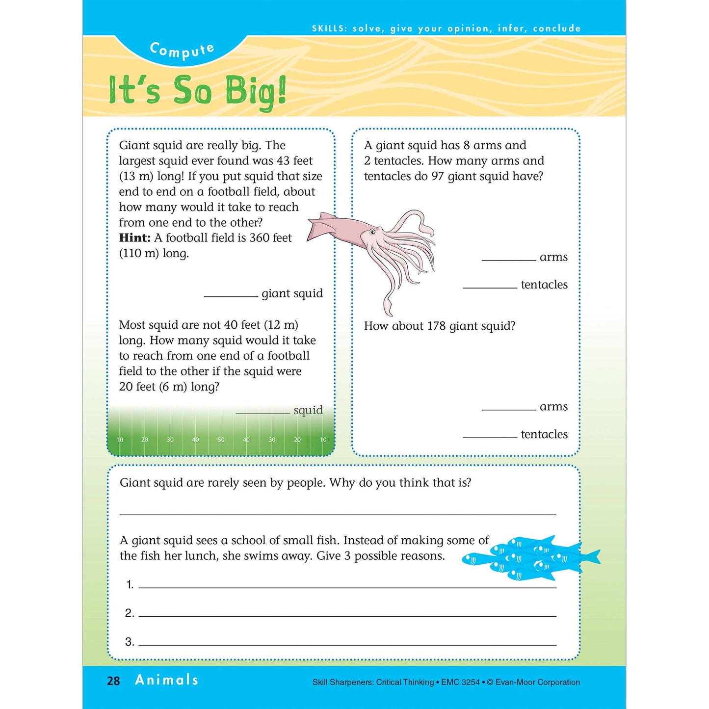 Skill Sharpeners Critical Thinking, Grade 4