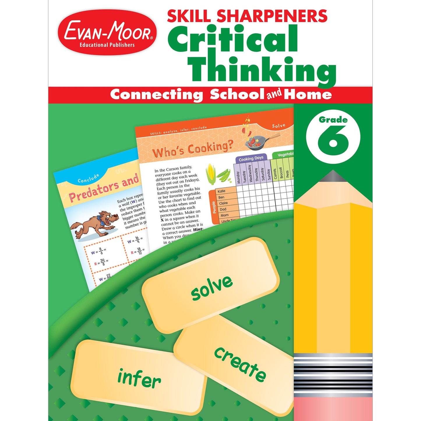 Skill Sharpeners Critical Thinking, Grade 6