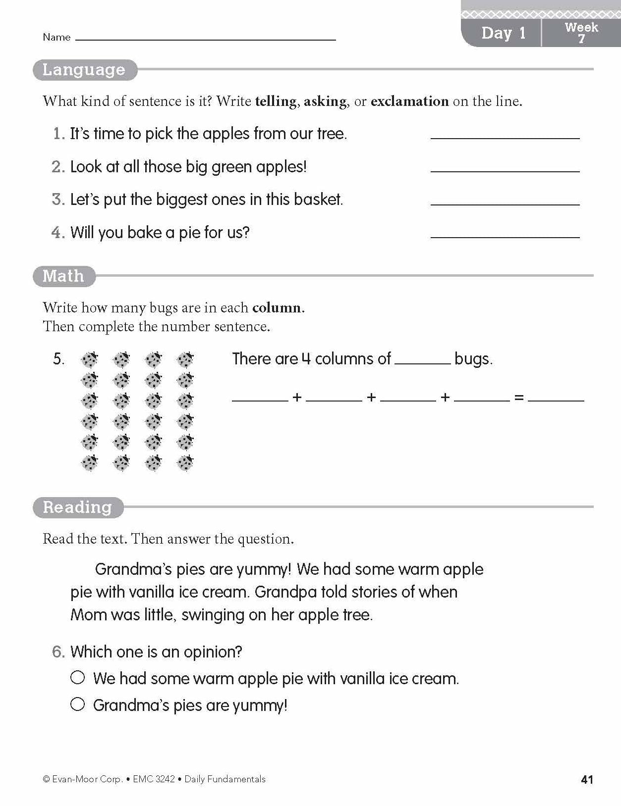 Daily Fundamentals, Grade 2