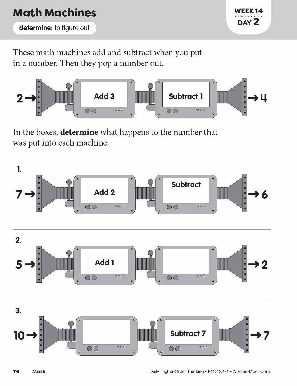 Daily Higher-Order Thinking, Grade 1 Teacher Edition