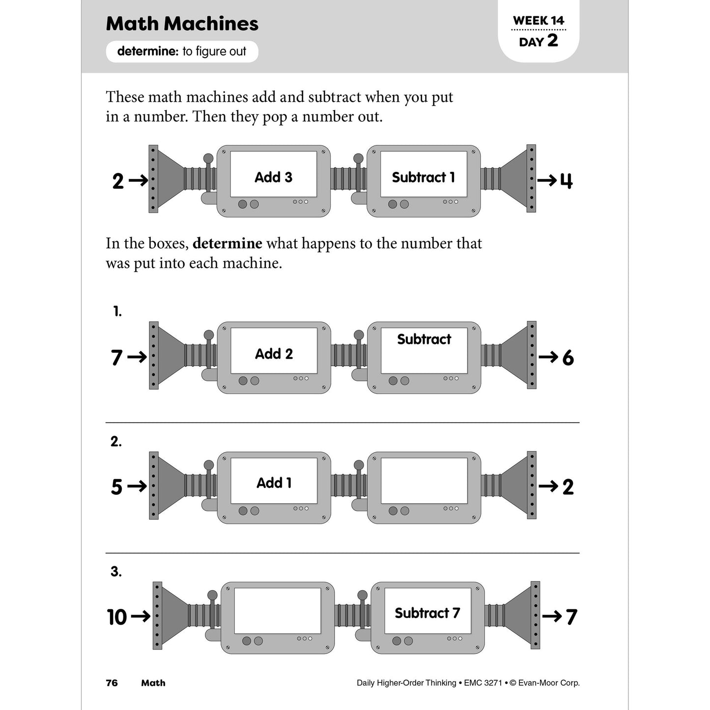 Daily Higher-Order Thinking, Grade 1 Teacher Edition