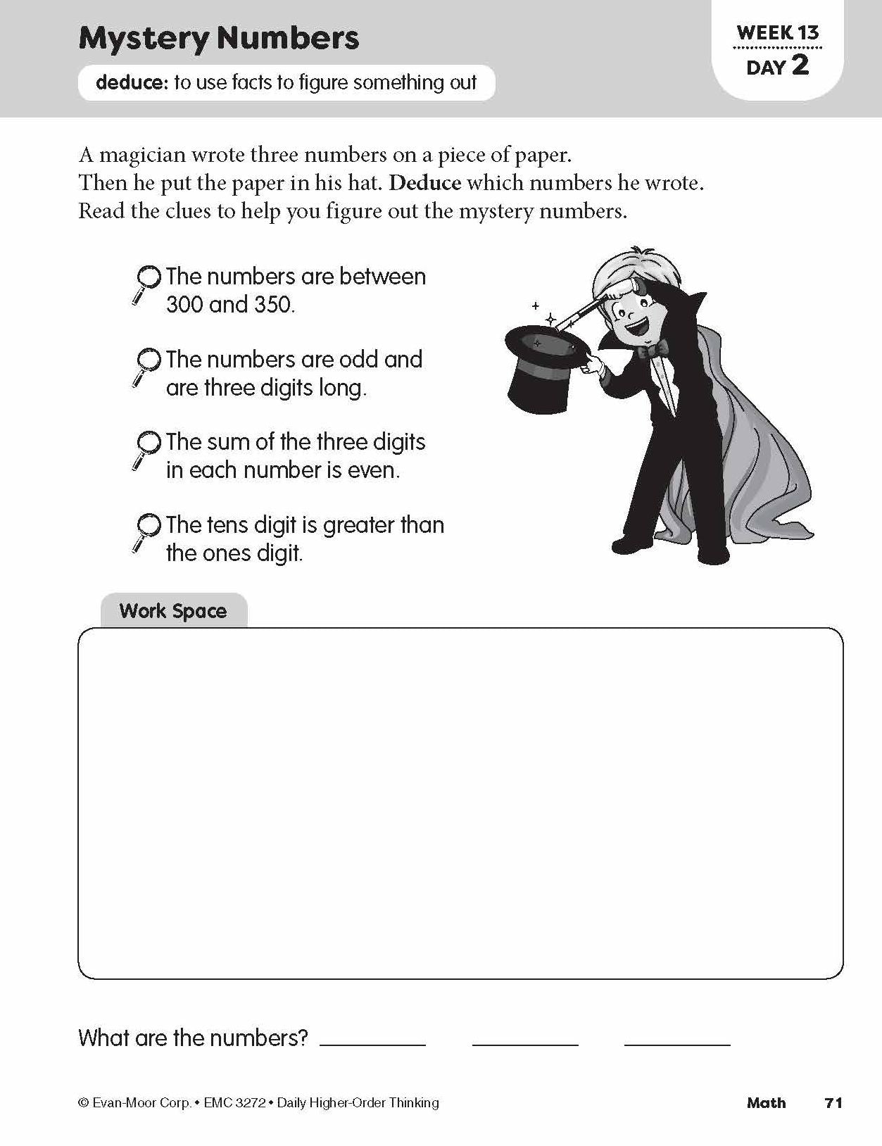 Daily Higher-Order Thinking, Grade 2 Teacher Edition
