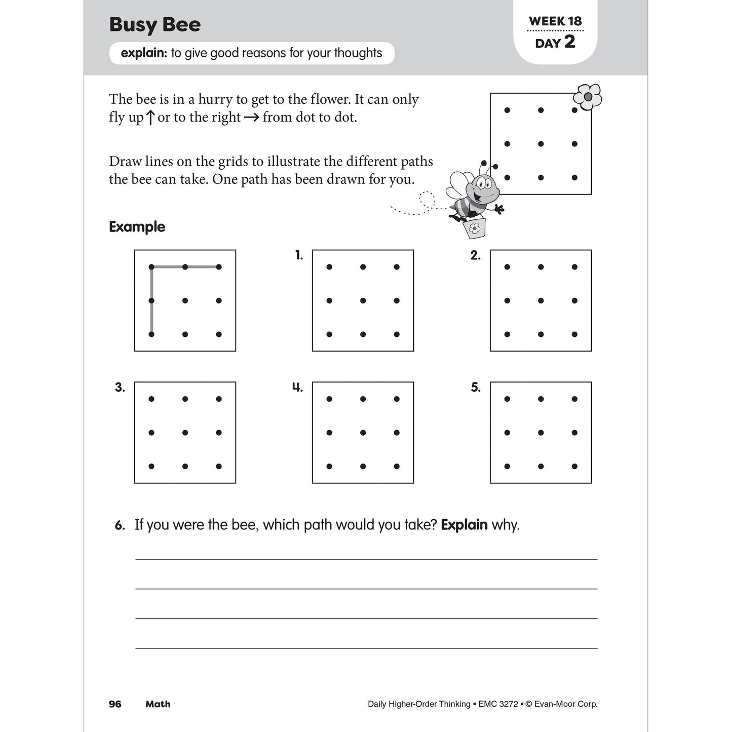 Daily Higher-Order Thinking, Grade 2 Teacher Edition