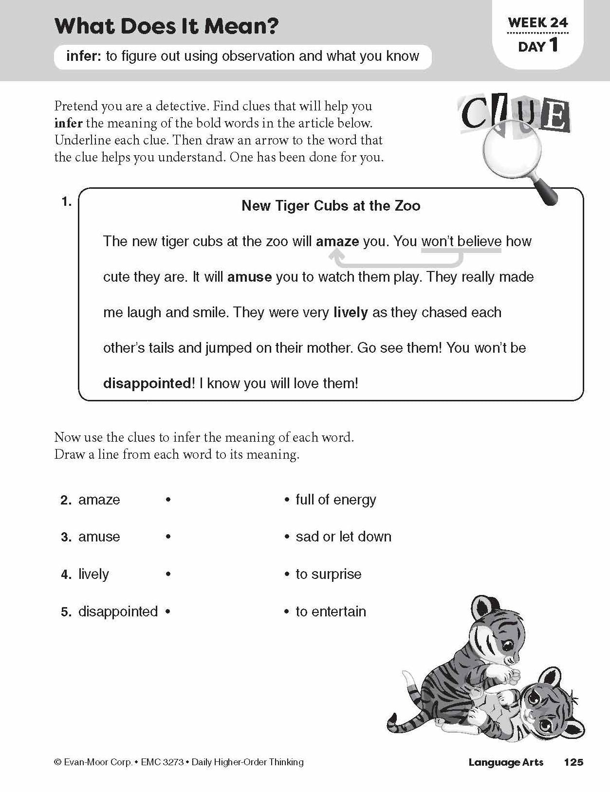 Daily Higher-Order Thinking, Grade 3 Teacher Edition