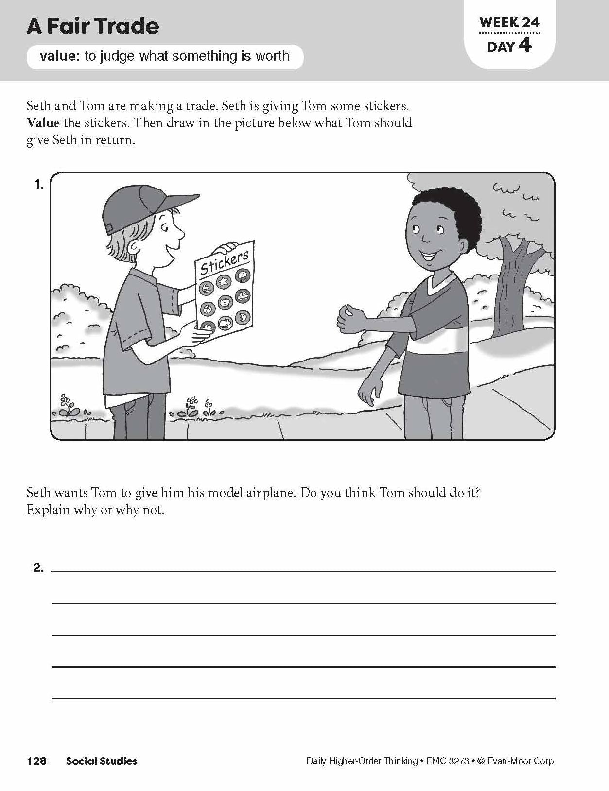 Daily Higher-Order Thinking, Grade 3 Teacher Edition