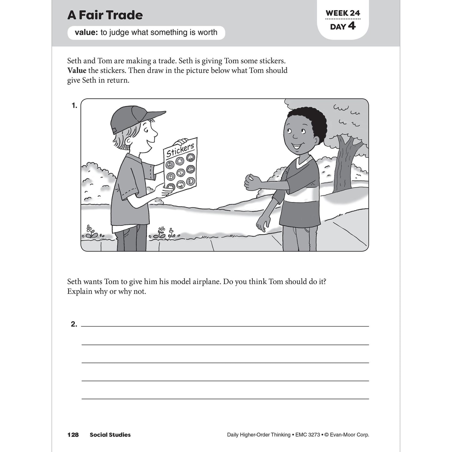 Daily Higher-Order Thinking, Grade 3 Teacher Edition