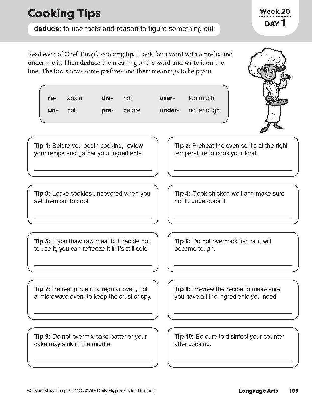 Daily Higher-Order Thinking, Grade 4 Teacher Edition