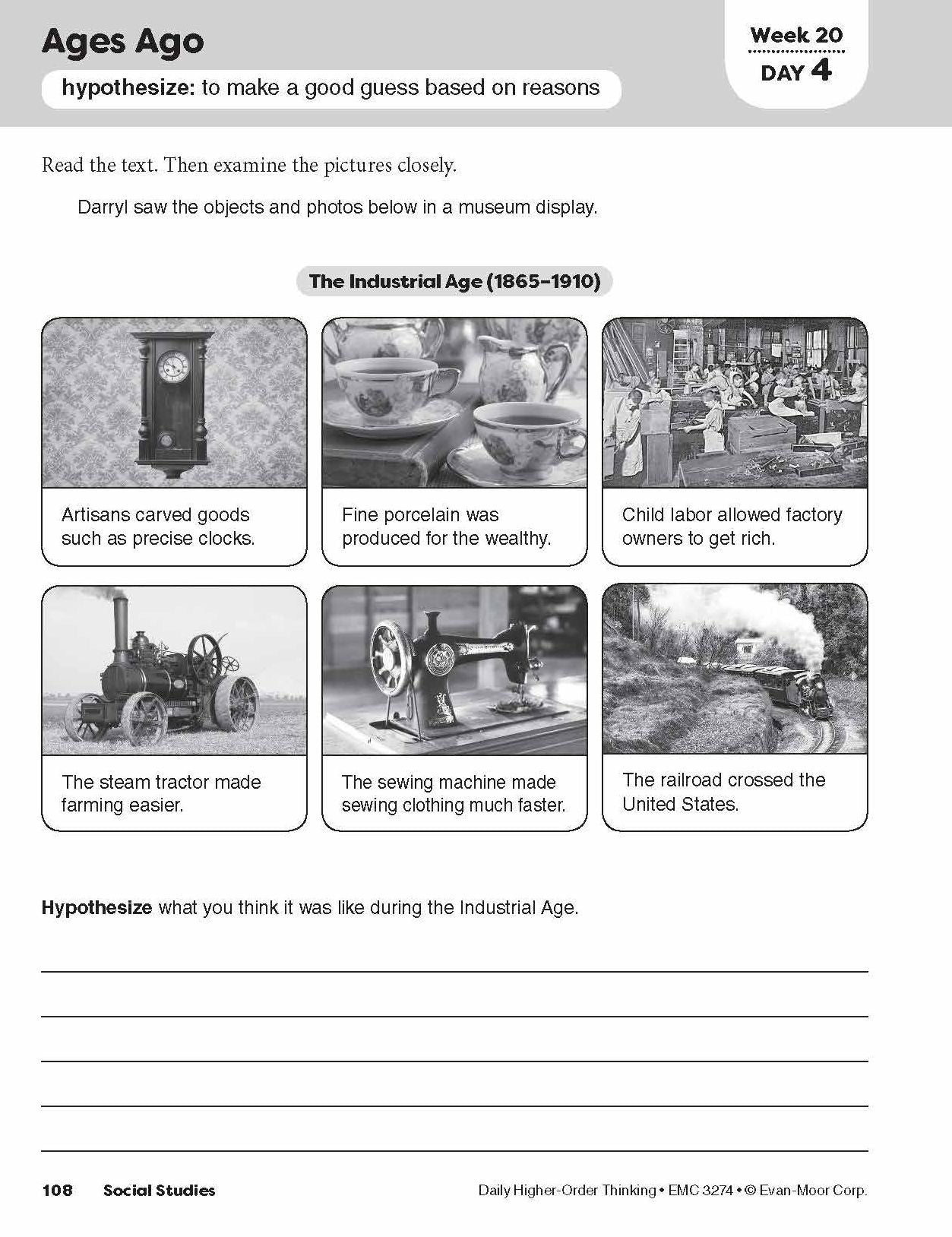 Daily Higher-Order Thinking, Grade 4 Teacher Edition