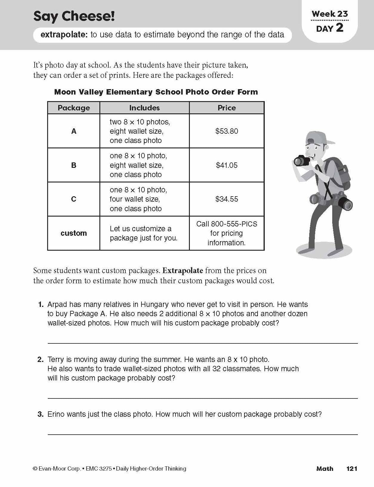 Daily Higher-Order Thinking, Grade 5 Teacher Edition