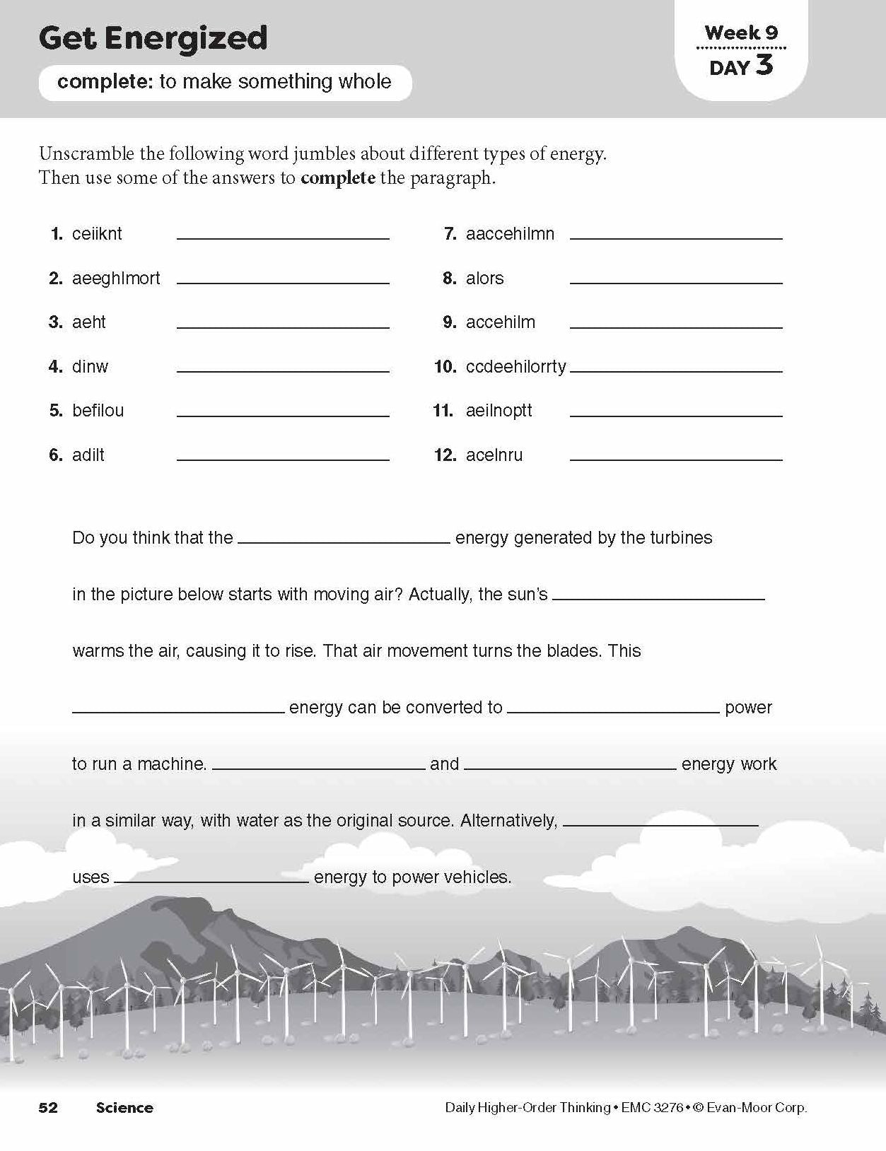 Daily Higher-Order Thinking, Grade 6 Teacher Edition