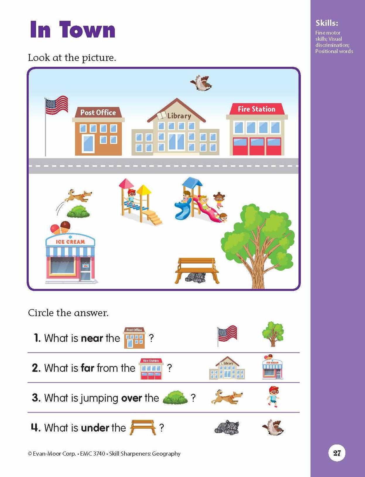 Skill Sharpeners Geography, Grade K