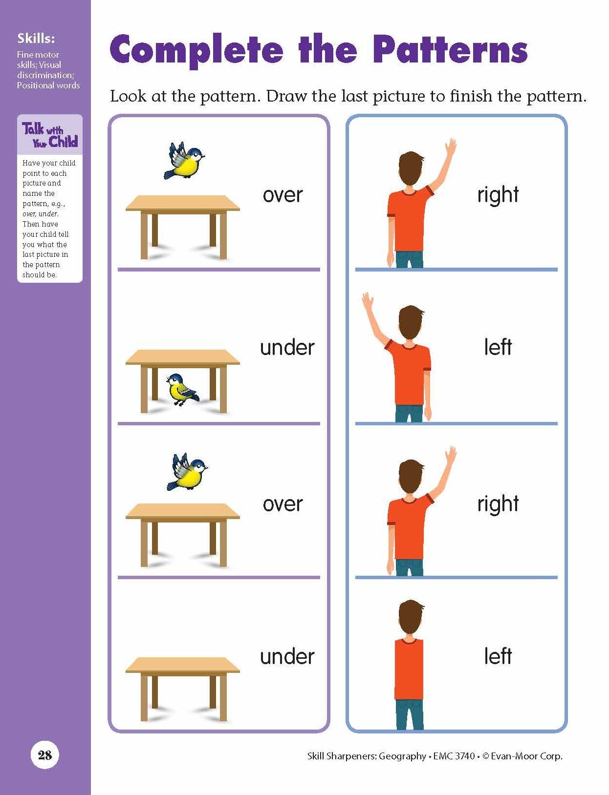 Skill Sharpeners Geography, Grade K