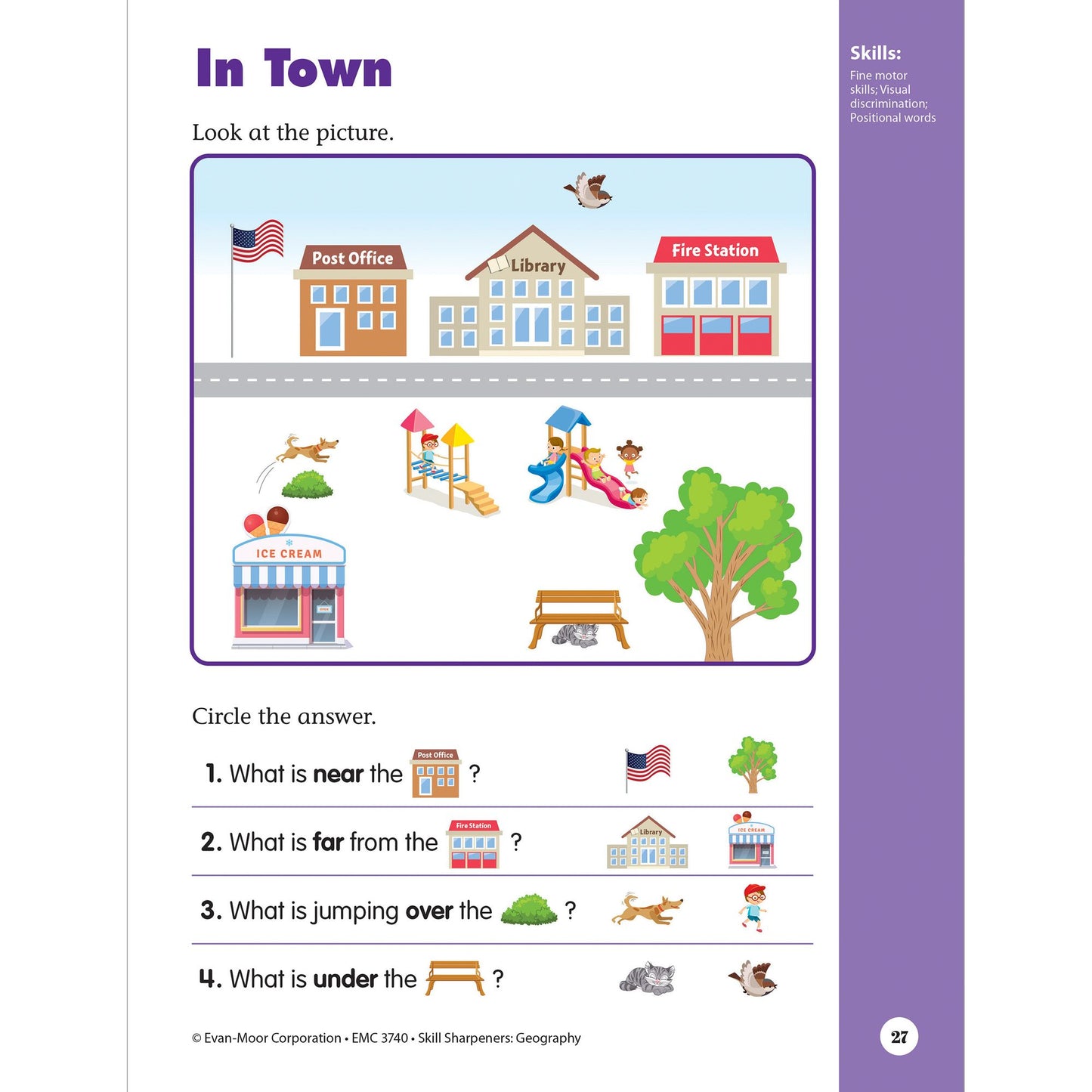 Skill Sharpeners Geography, Grade K