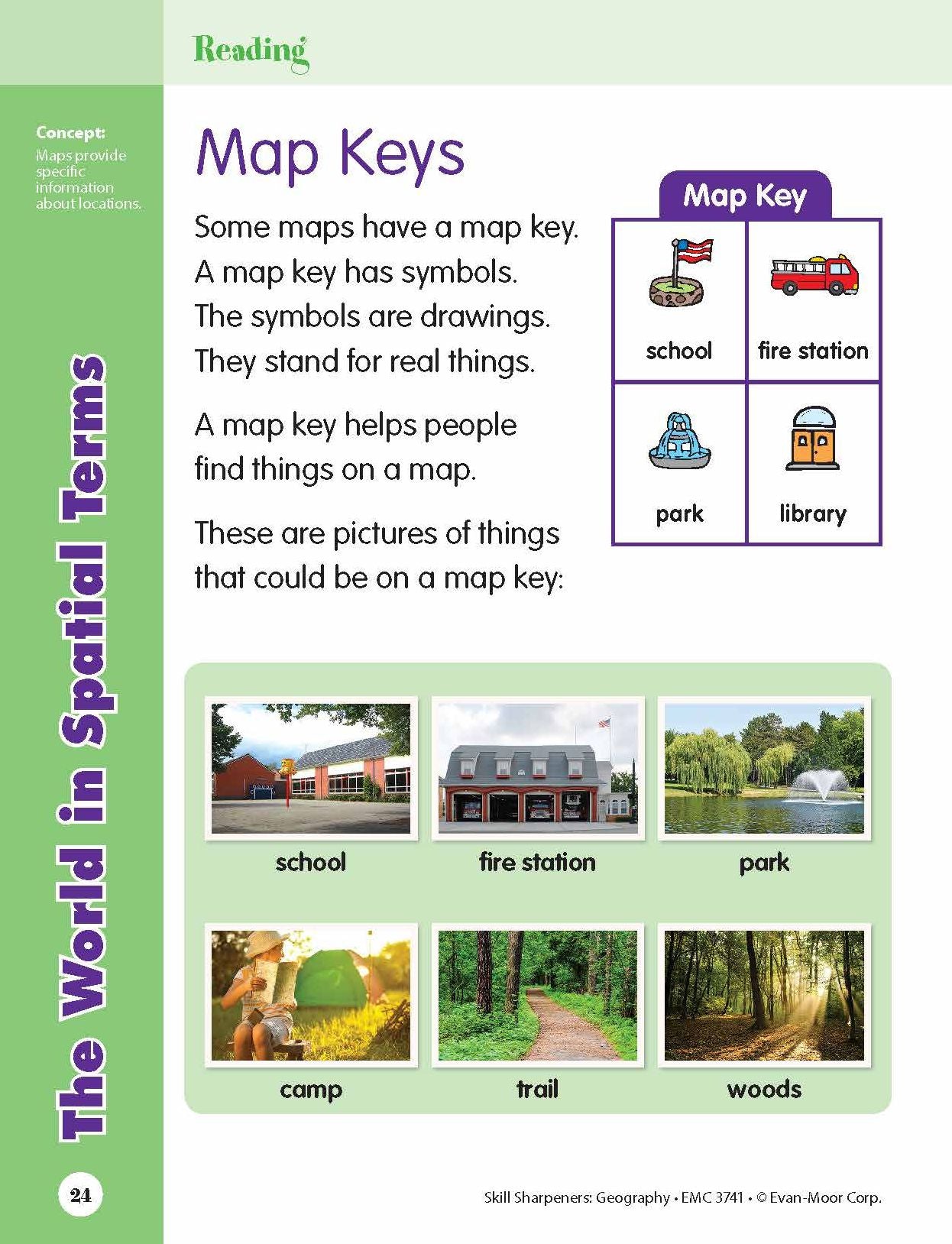 Skill Sharpeners Geography, Grade 1