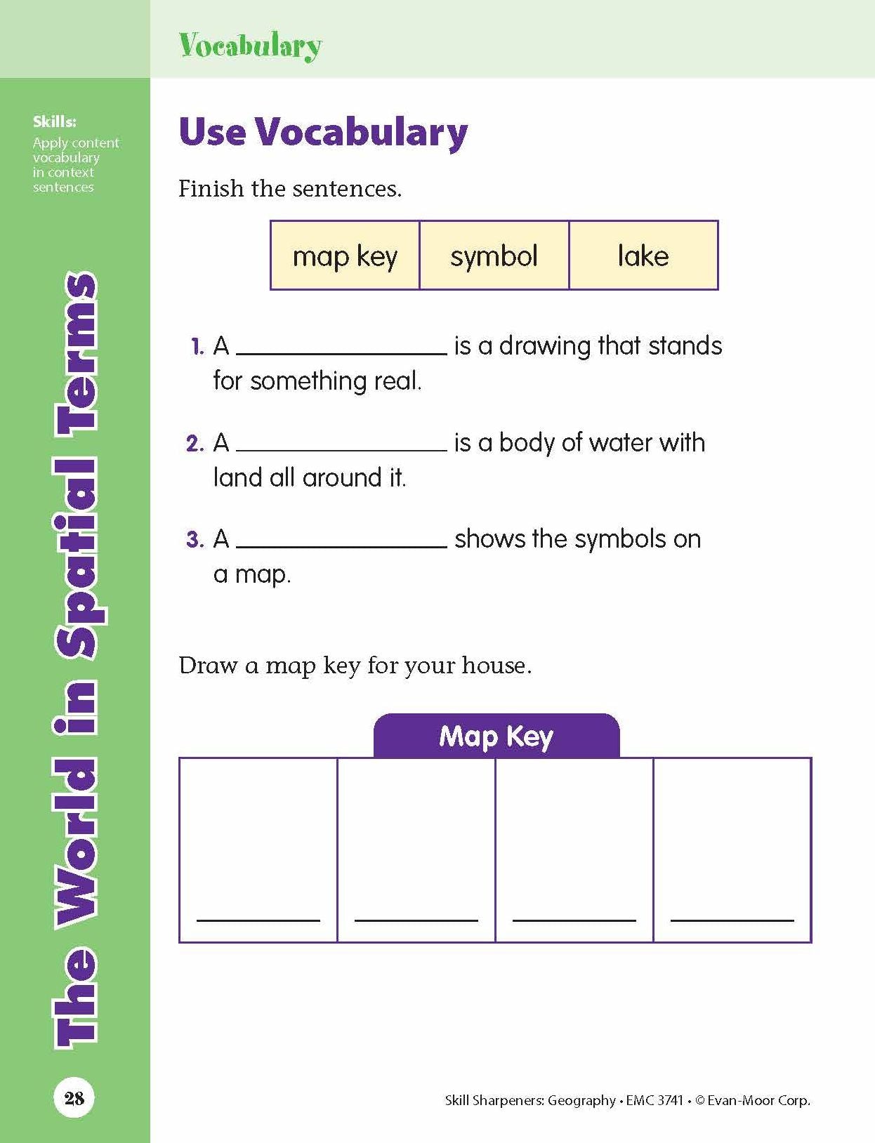 Skill Sharpeners Geography, Grade 1