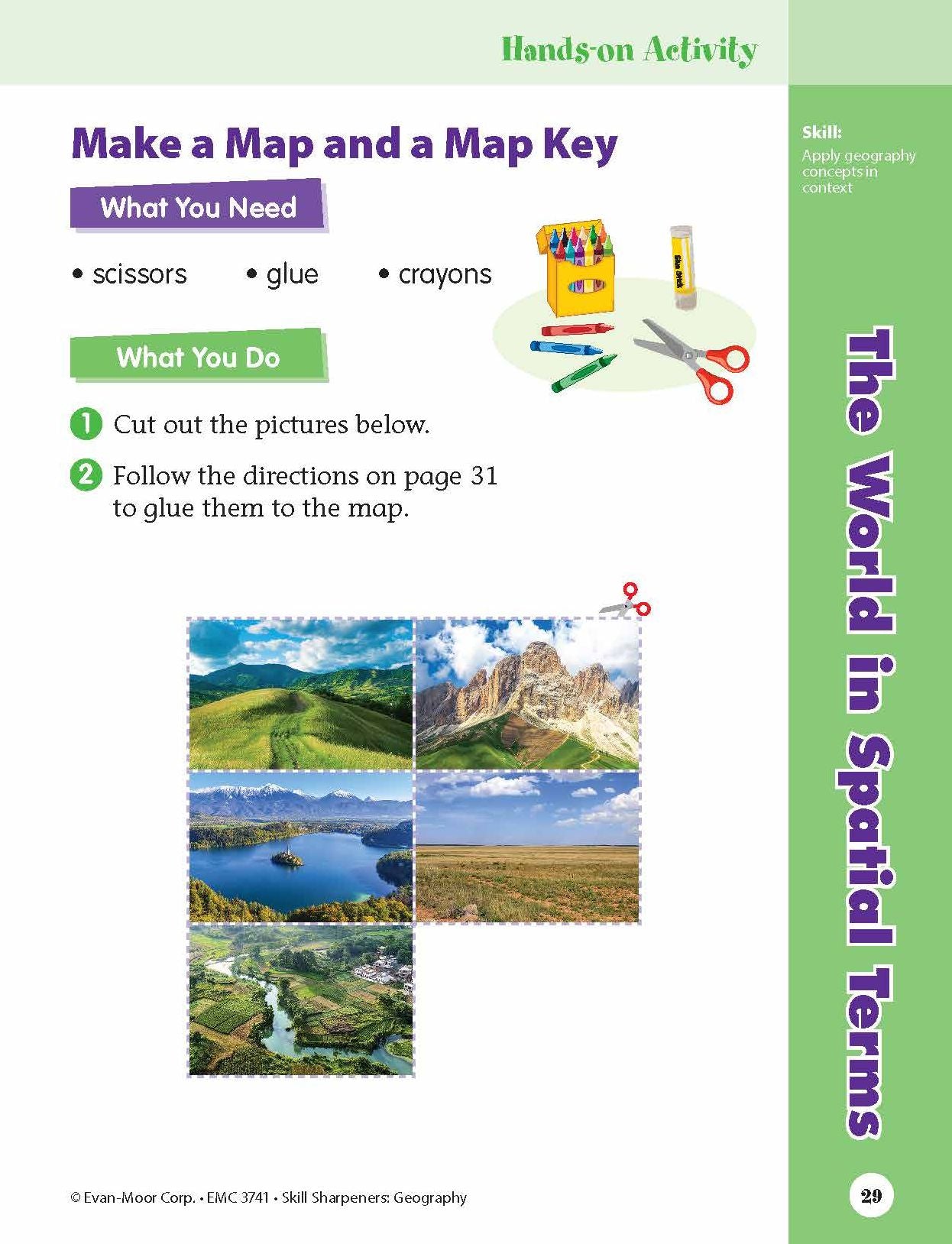 Skill Sharpeners Geography, Grade 1