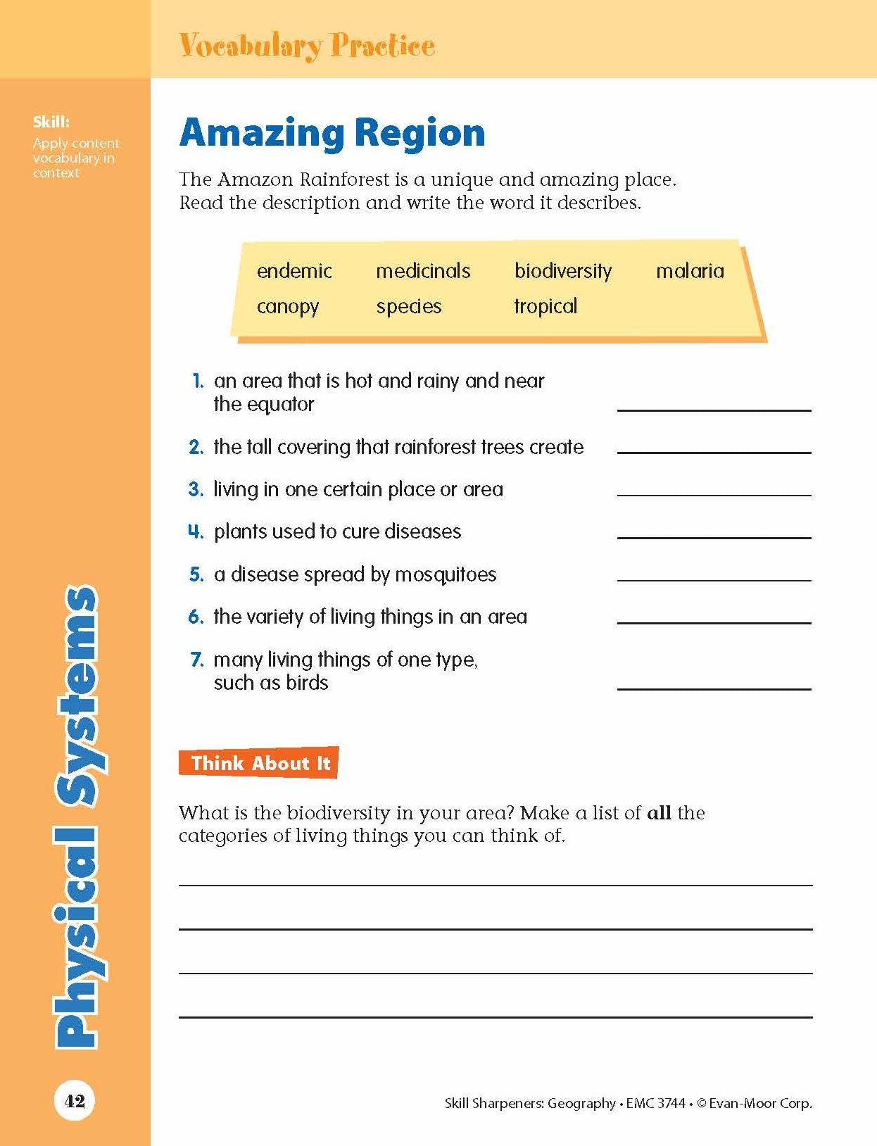 Skill Sharpeners Geography, Grade 4