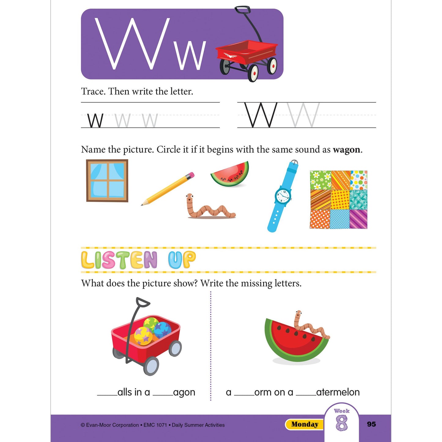 Daily Summer Activities: Moving From Kindergarten to 1st Grade, Grades K-1