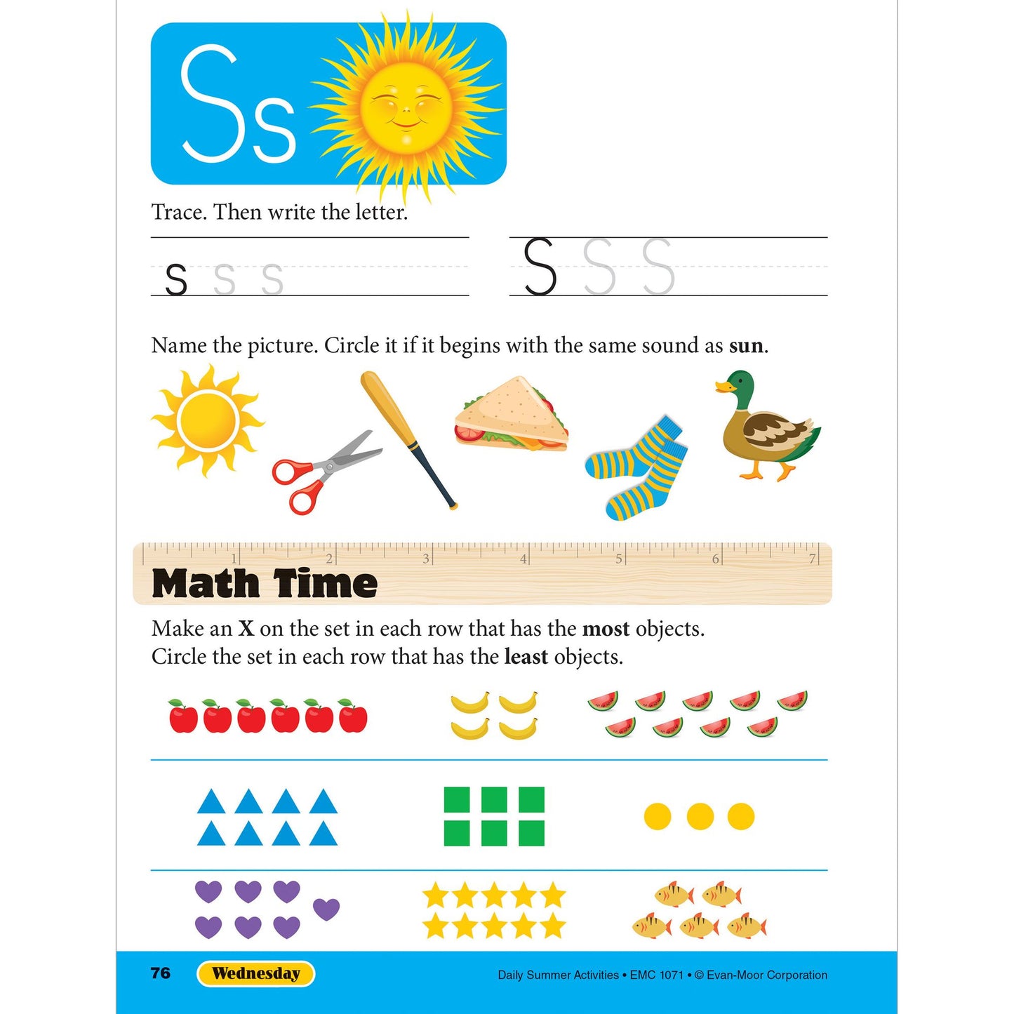 Daily Summer Activities: Moving From Kindergarten to 1st Grade, Grades K-1