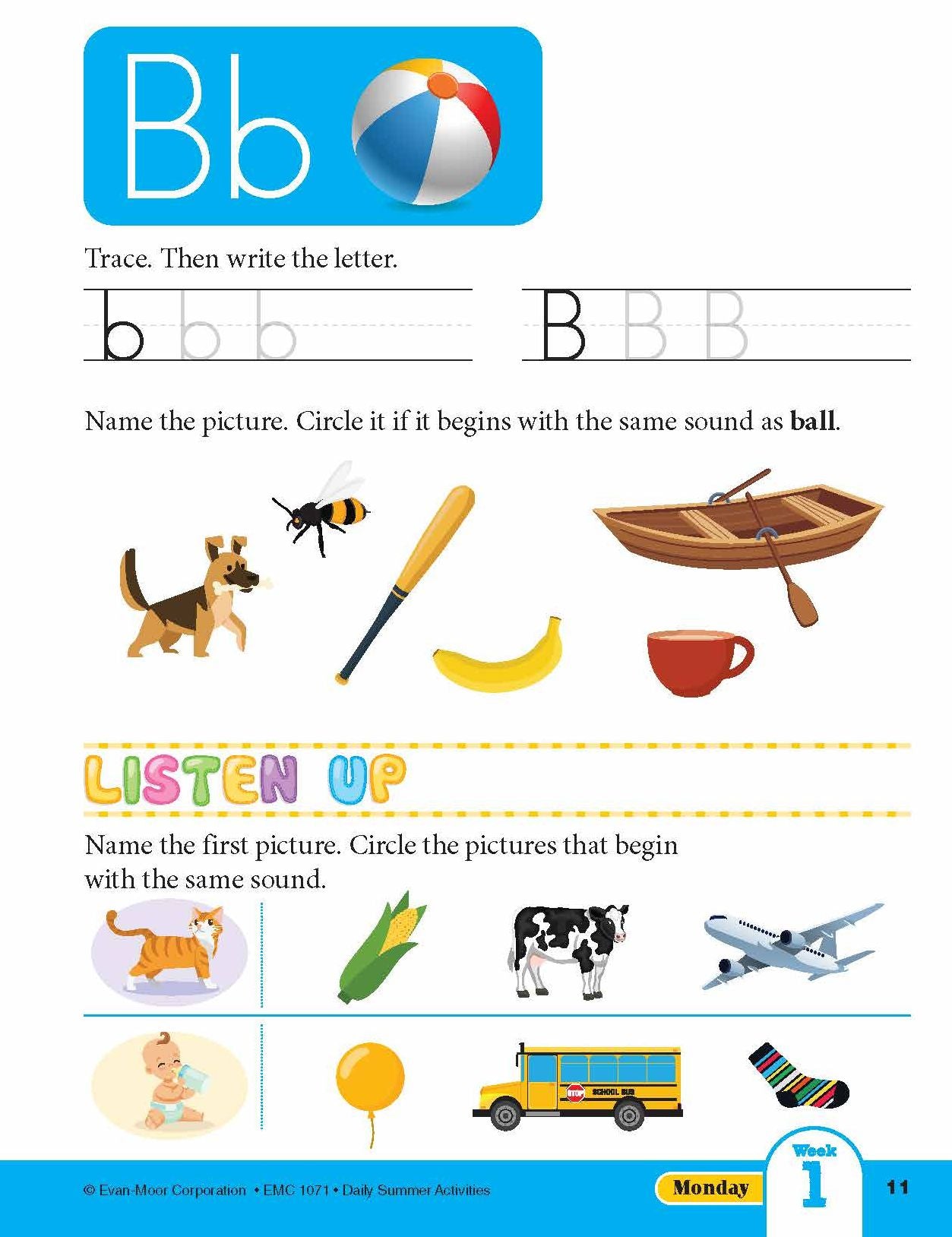 Daily Summer Activities: Moving From Kindergarten to 1st Grade, Grades K-1