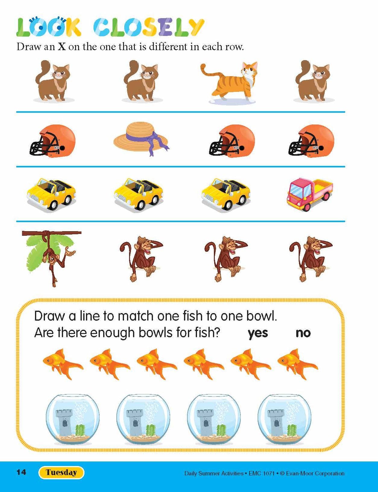 Daily Summer Activities: Moving From Kindergarten to 1st Grade, Grades K-1