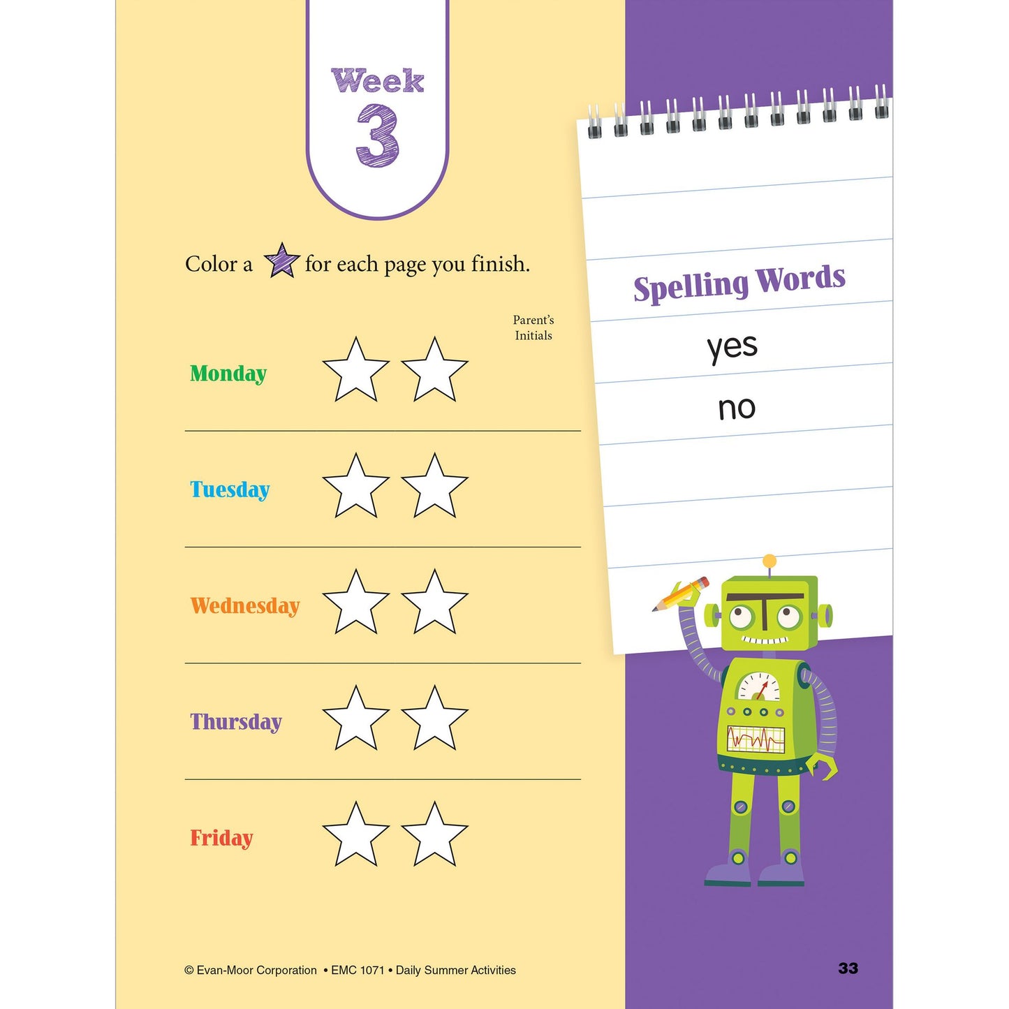 Daily Summer Activities: Moving From Kindergarten to 1st Grade, Grades K-1