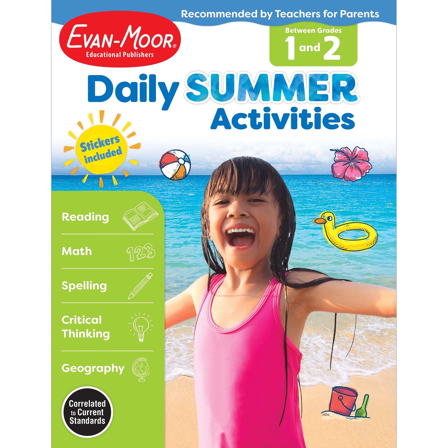 Daily Summer Activities: Moving From 1st Grade to 2nd Grade, Grades 1-2