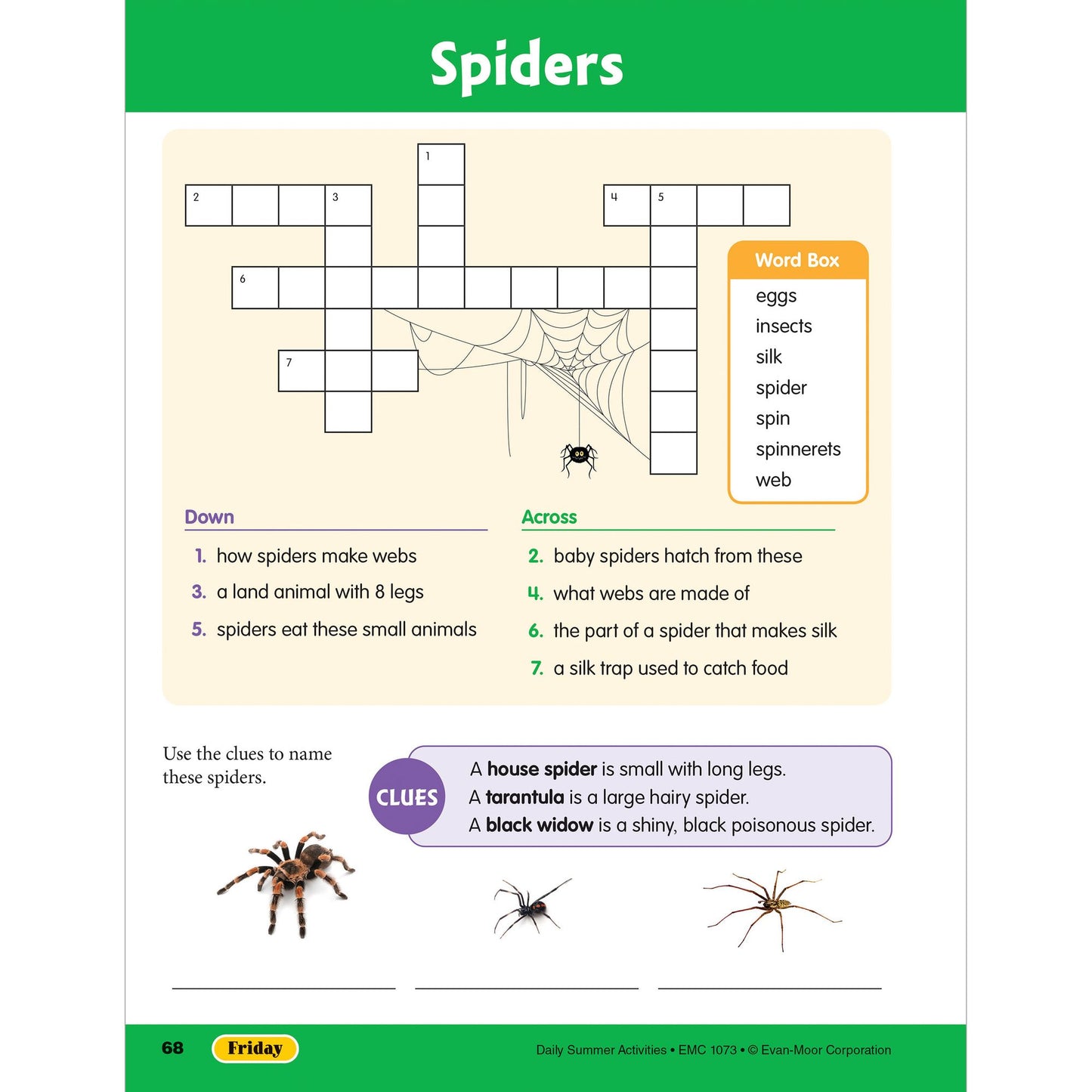 Daily Summer Activities: Moving From 2nd Grade to 3rd Grade, Grades 2-3