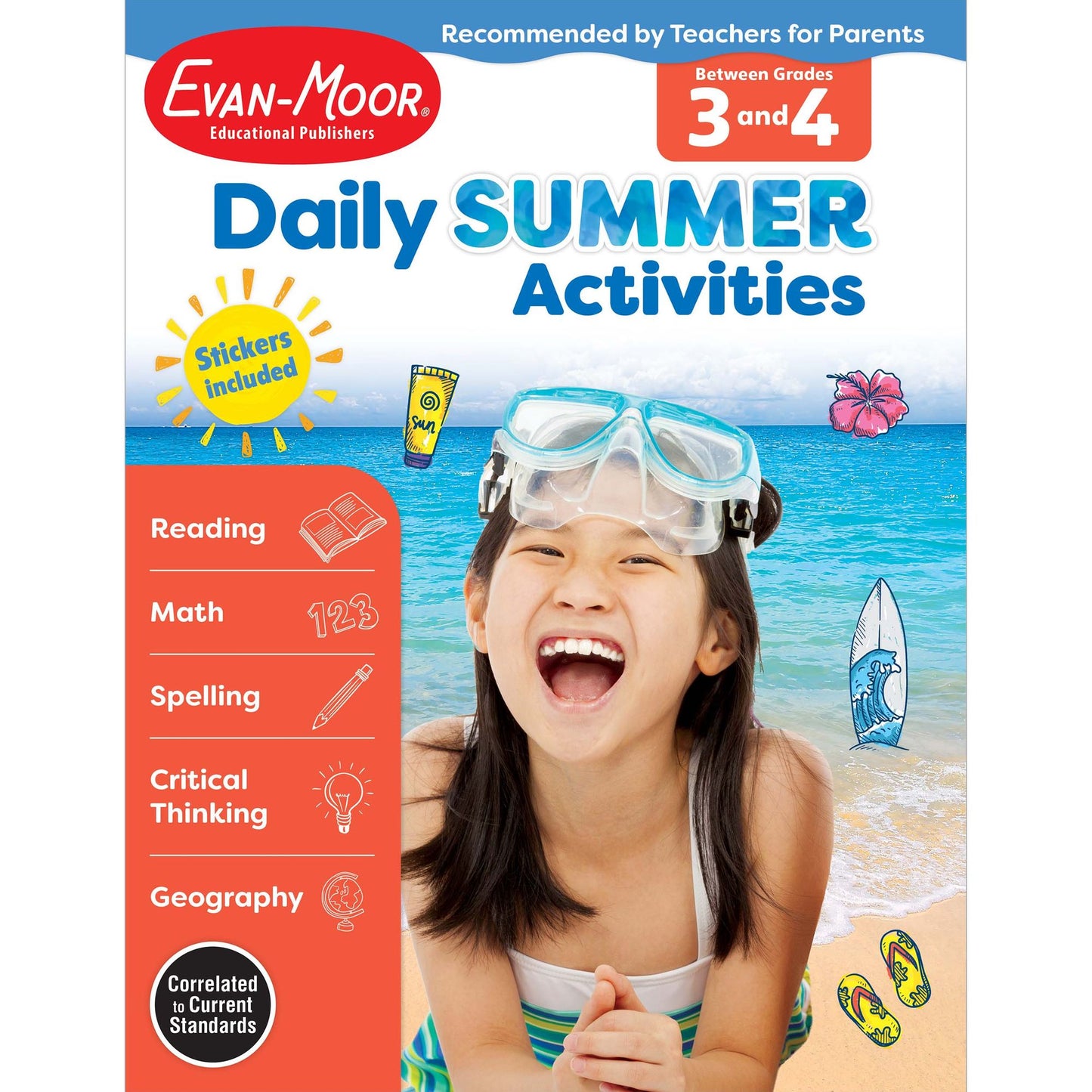Daily Summer Activities: Moving From 3rd Grade to 4th Grade, Grades 3-4