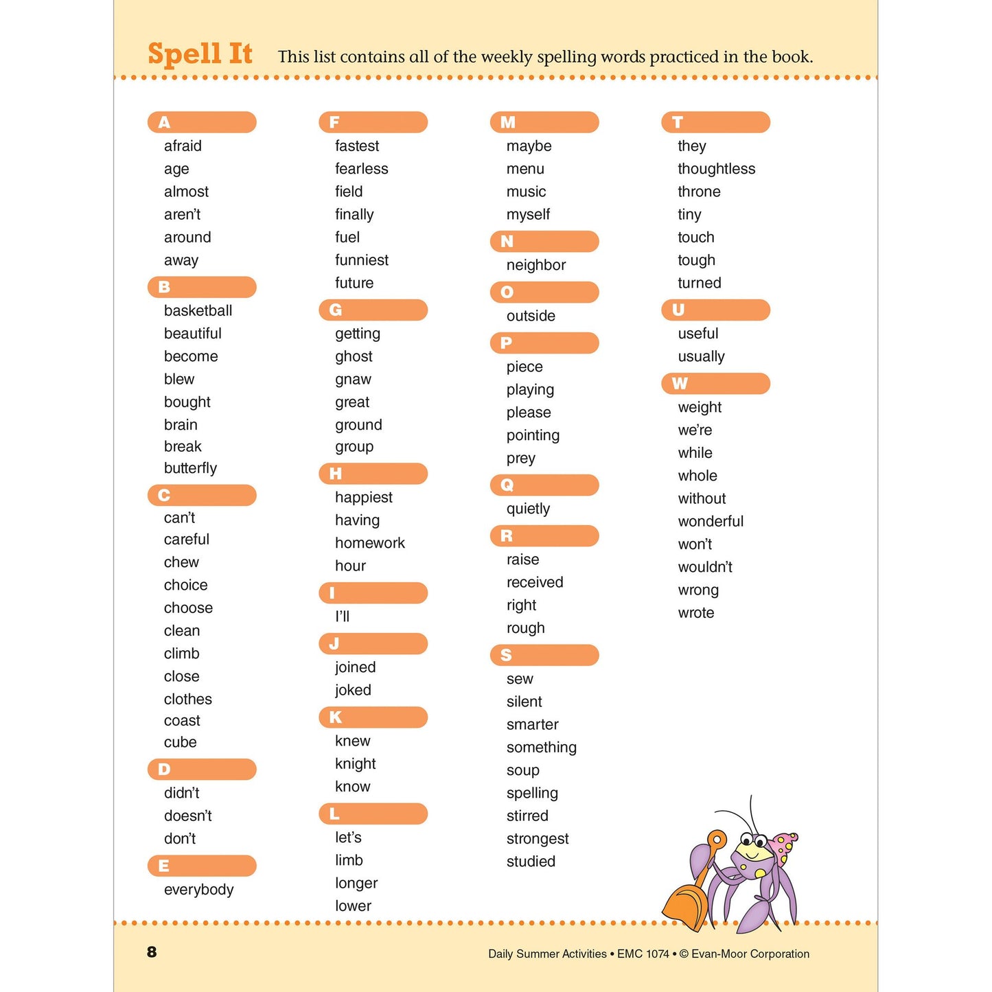 Daily Summer Activities: Moving From 3rd Grade to 4th Grade, Grades 3-4