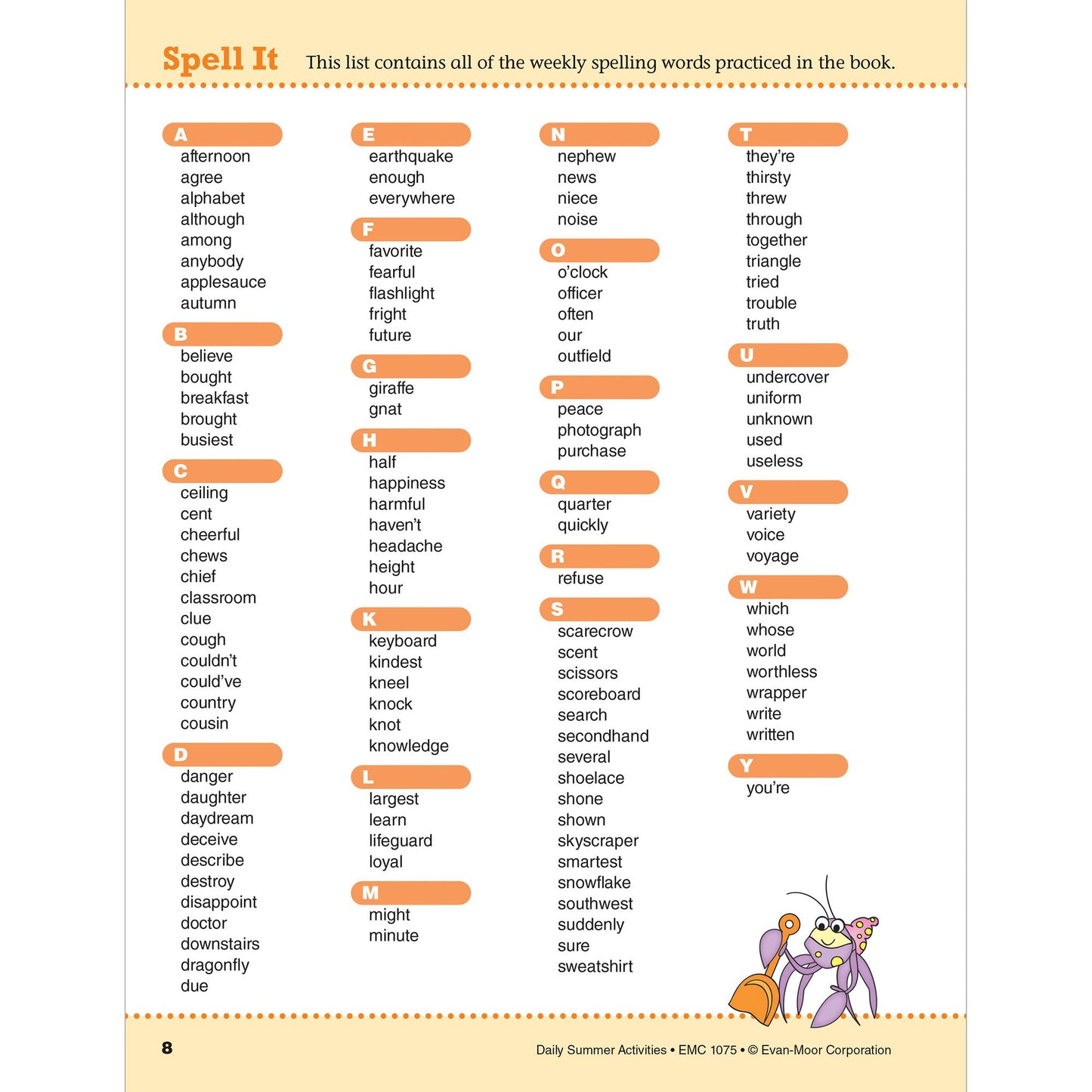 Daily Summer Activities: Moving From 4th Grade to 5th Grade, Grades 4-5