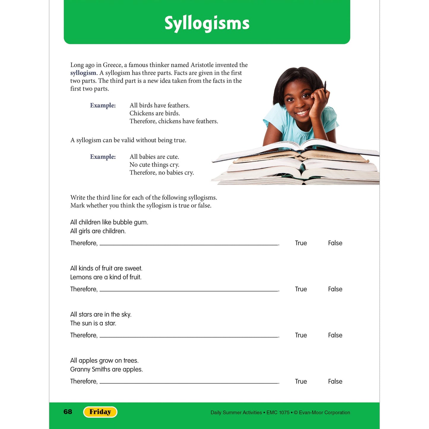 Daily Summer Activities: Moving From 4th Grade to 5th Grade, Grades 4-5