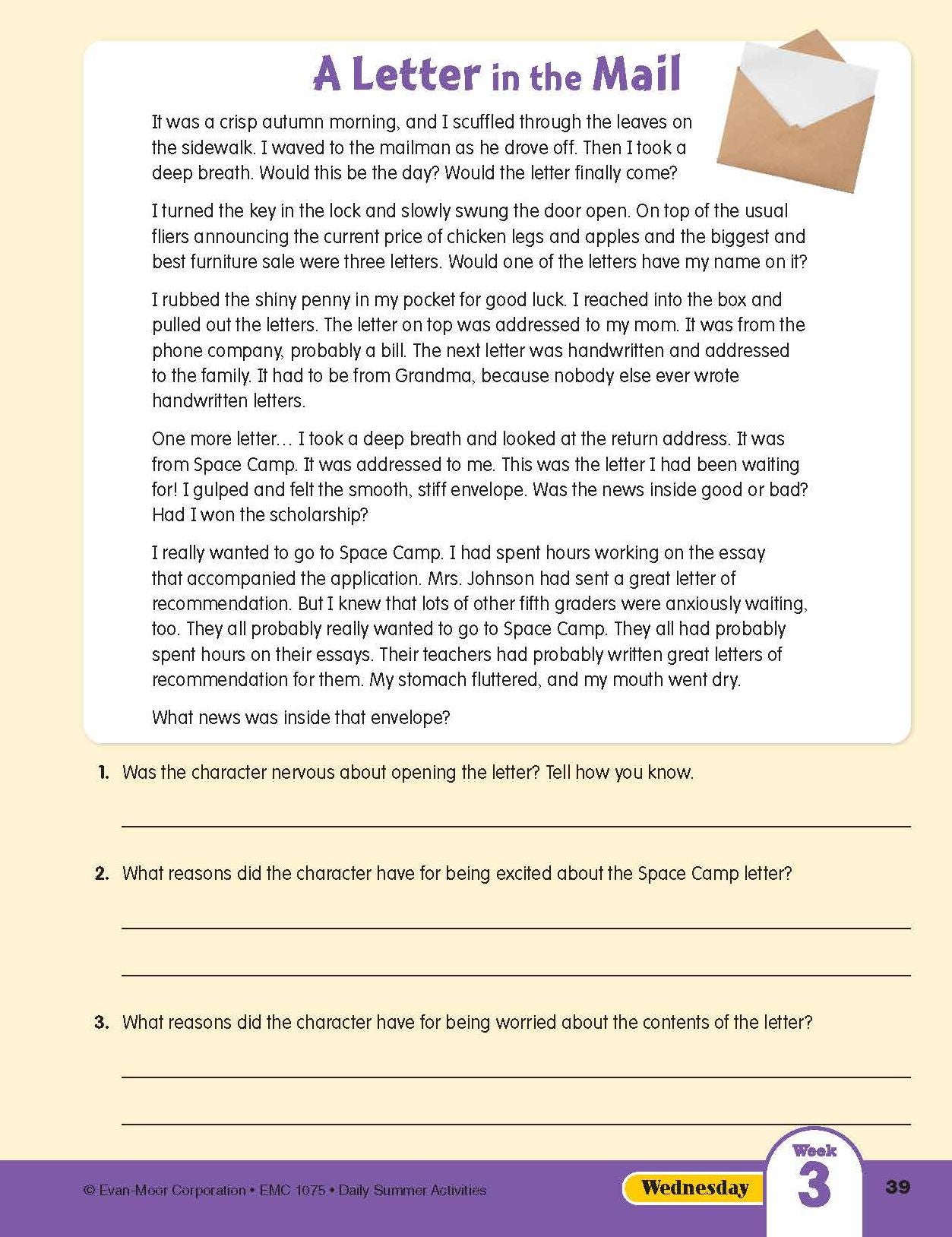 Daily Summer Activities: Moving From 4th Grade to 5th Grade, Grades 4-5