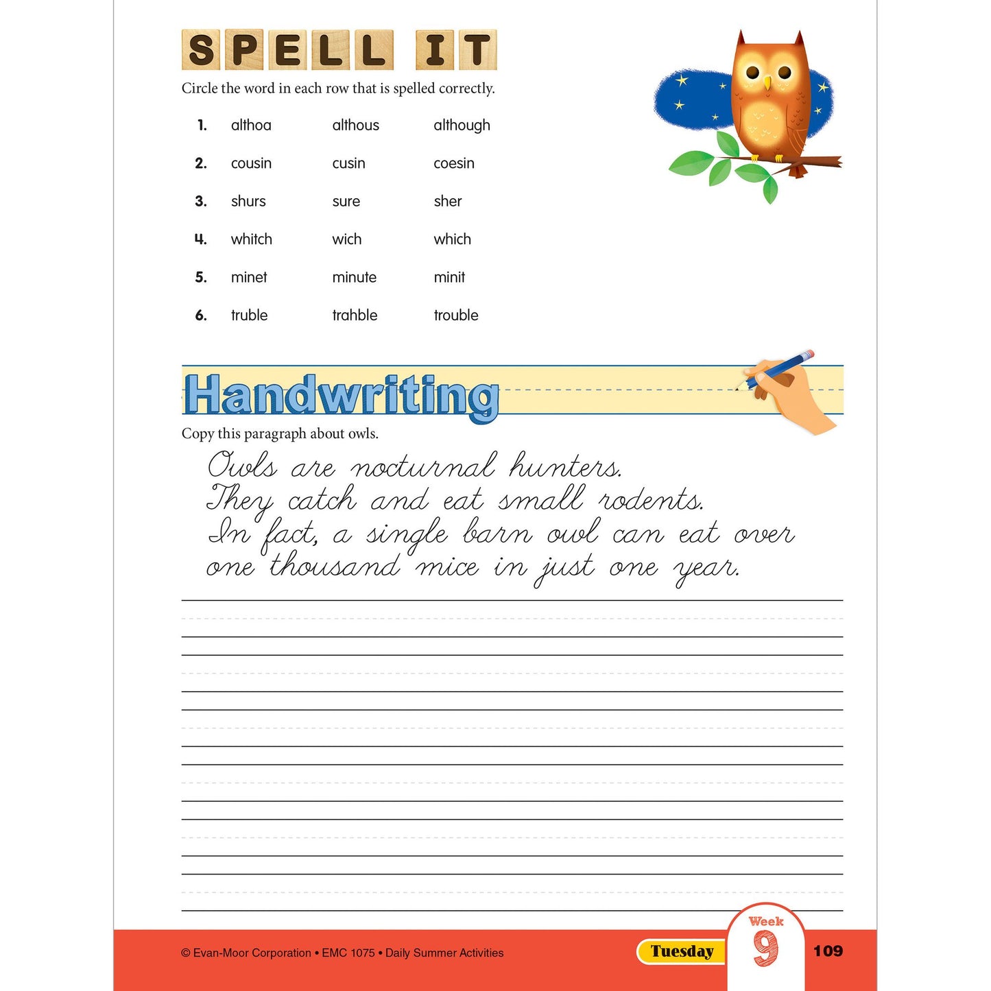 Daily Summer Activities: Moving From 4th Grade to 5th Grade, Grades 4-5