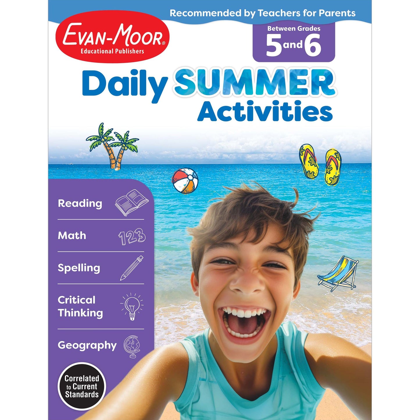 Daily Summer Activities: Moving From 5th Grade to 6th Grade, Grades 5-6