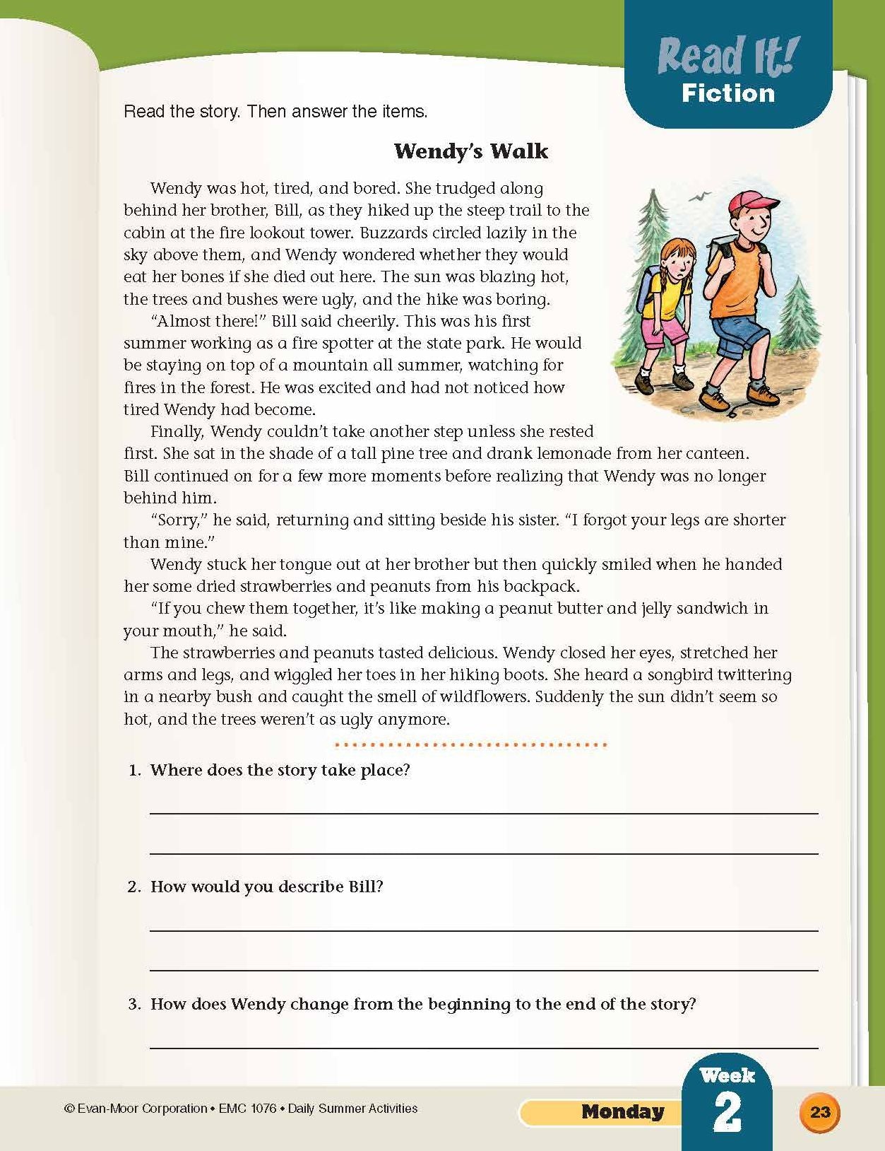 Daily Summer Activities: Moving From 5th Grade to 6th Grade, Grades 5-6
