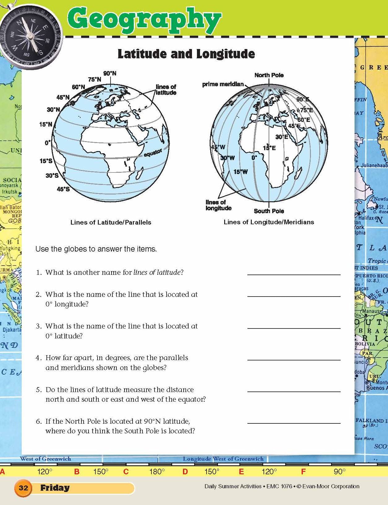 Daily Summer Activities: Moving From 5th Grade to 6th Grade, Grades 5-6