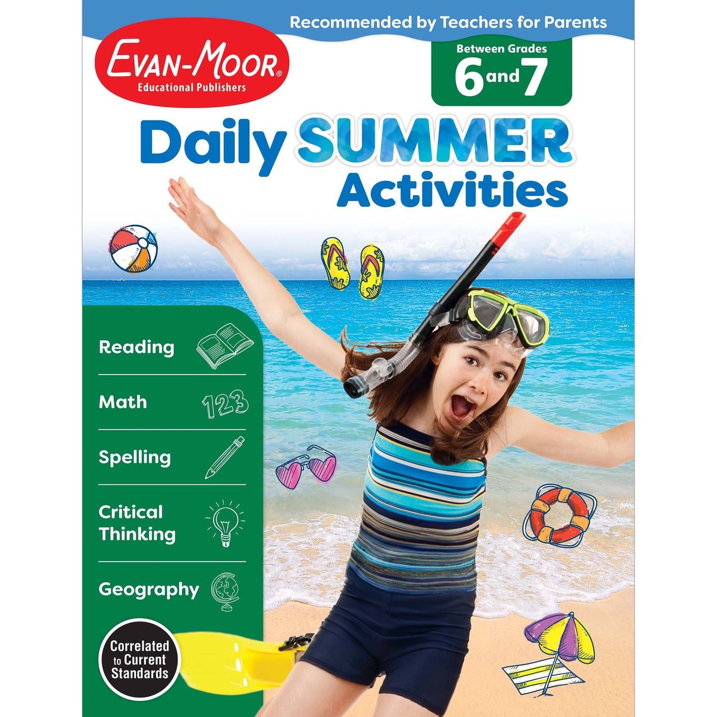 Daily Summer Activities: Moving From 6th Grade to 7th Grade, Grades 6-7