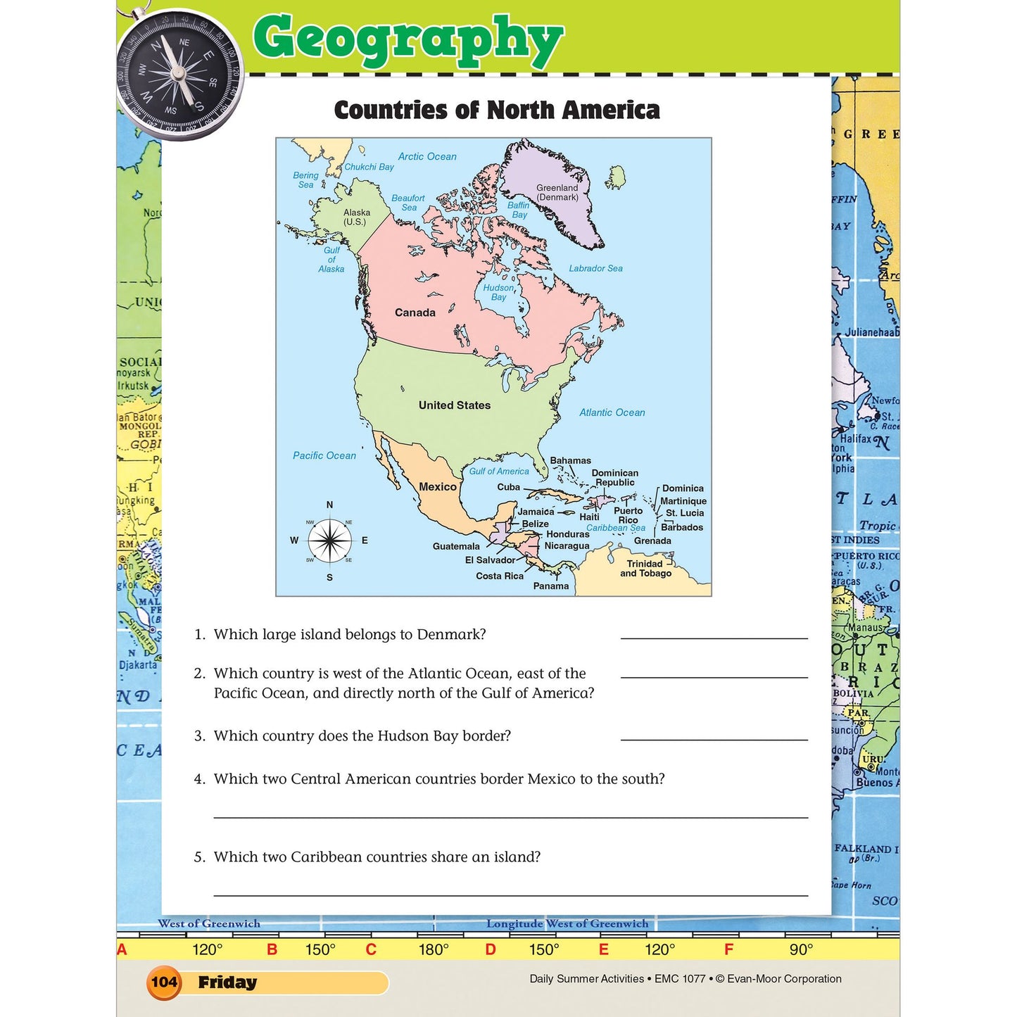 Daily Summer Activities: Moving From 6th Grade to 7th Grade, Grades 6-7