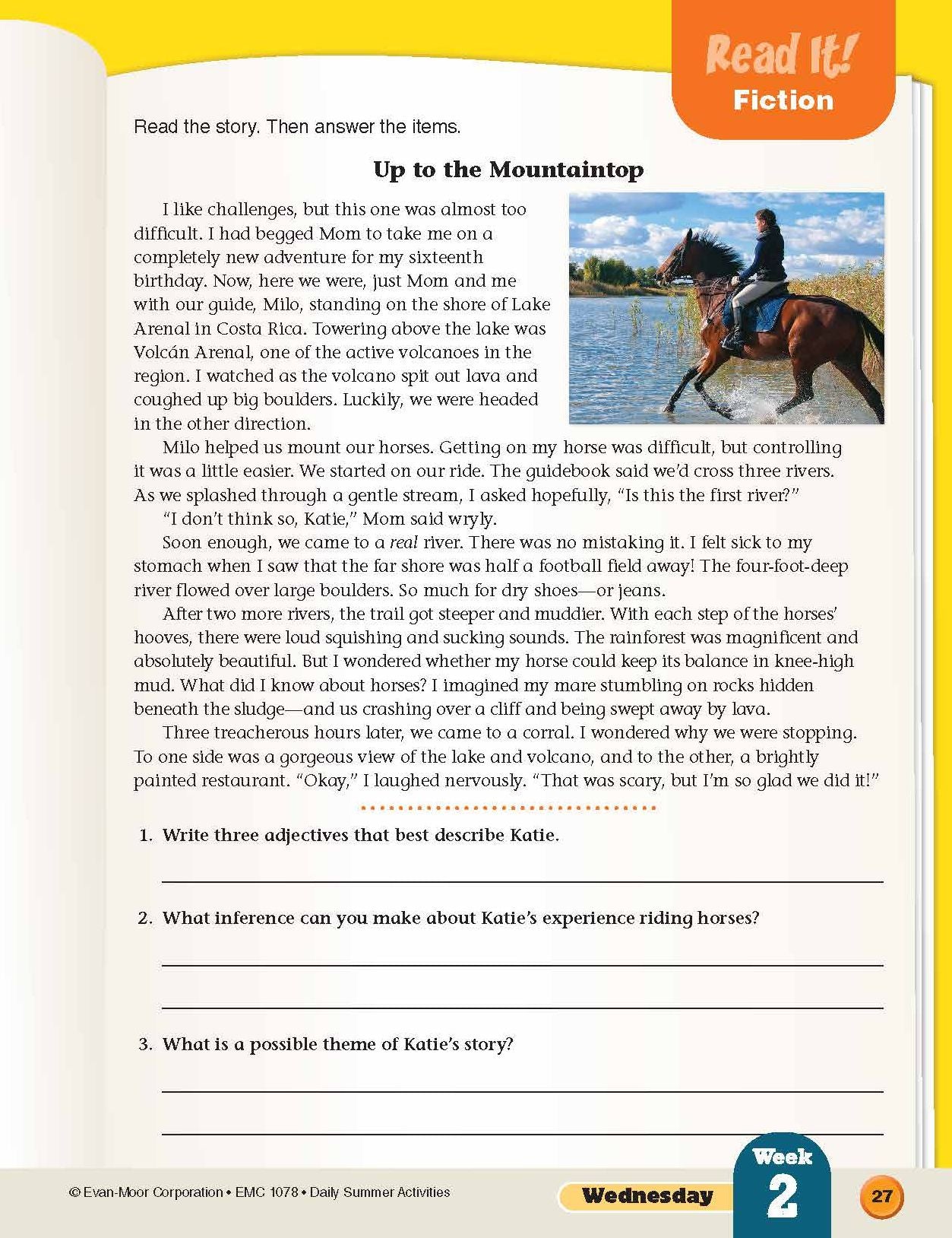 Daily Summer Activities: Moving From 7th Grade to 8th Grade, Grades 7-8