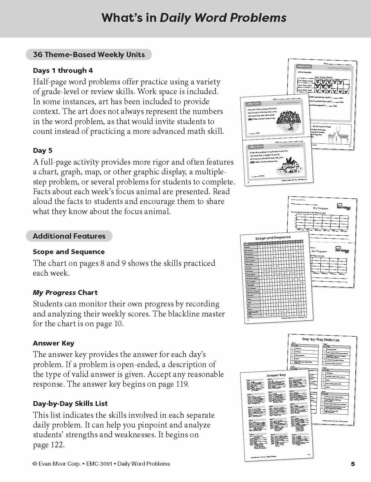 Daily Word Problems, Grade 1