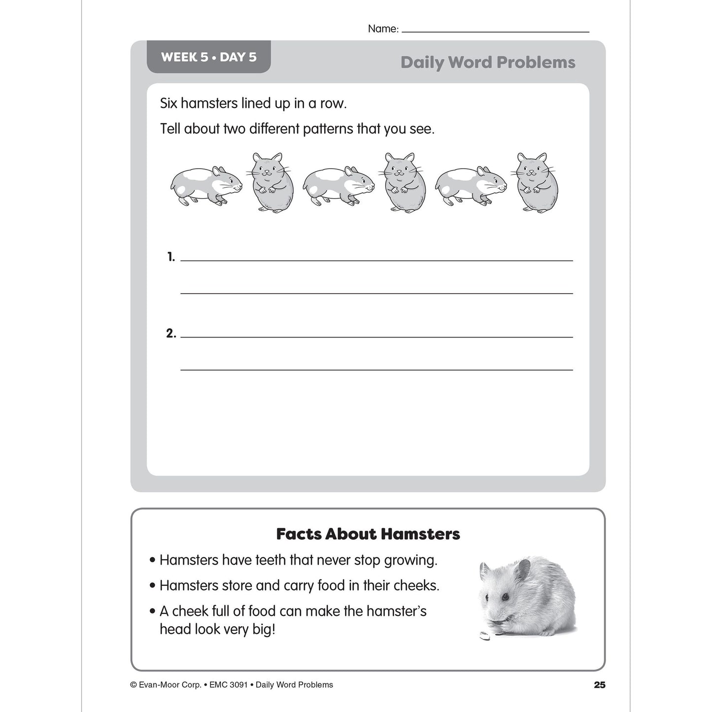 Daily Word Problems, Grade 1