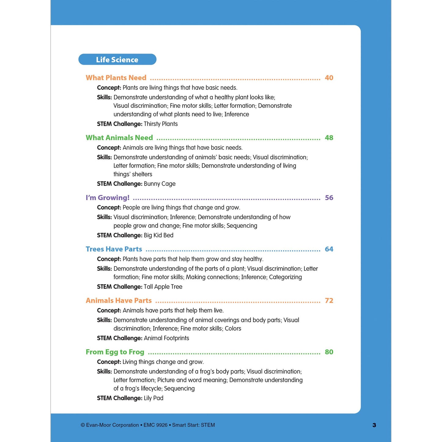 Smart Start: STEM, Kindergarten Workbook