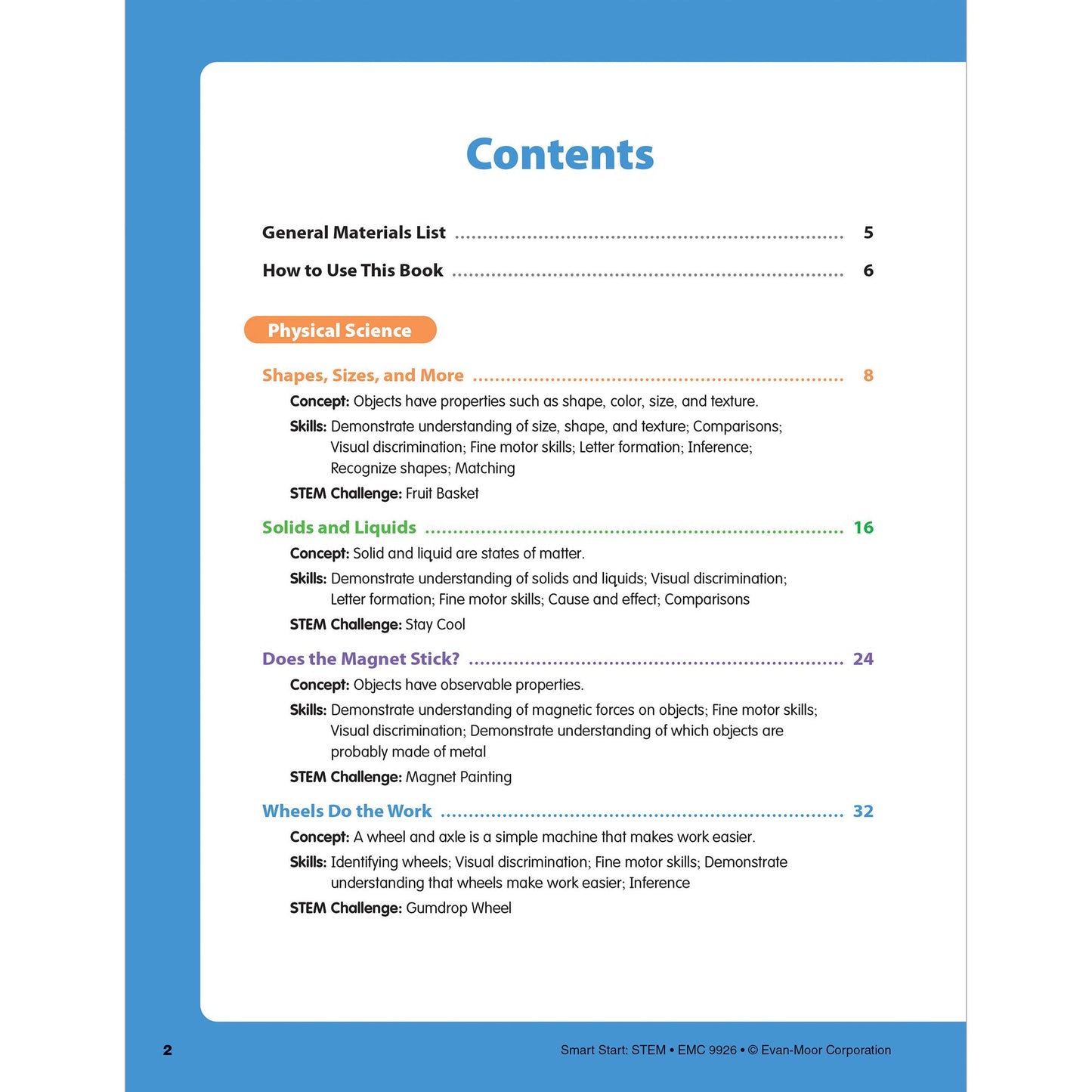 Smart Start: STEM, Kindergarten Workbook