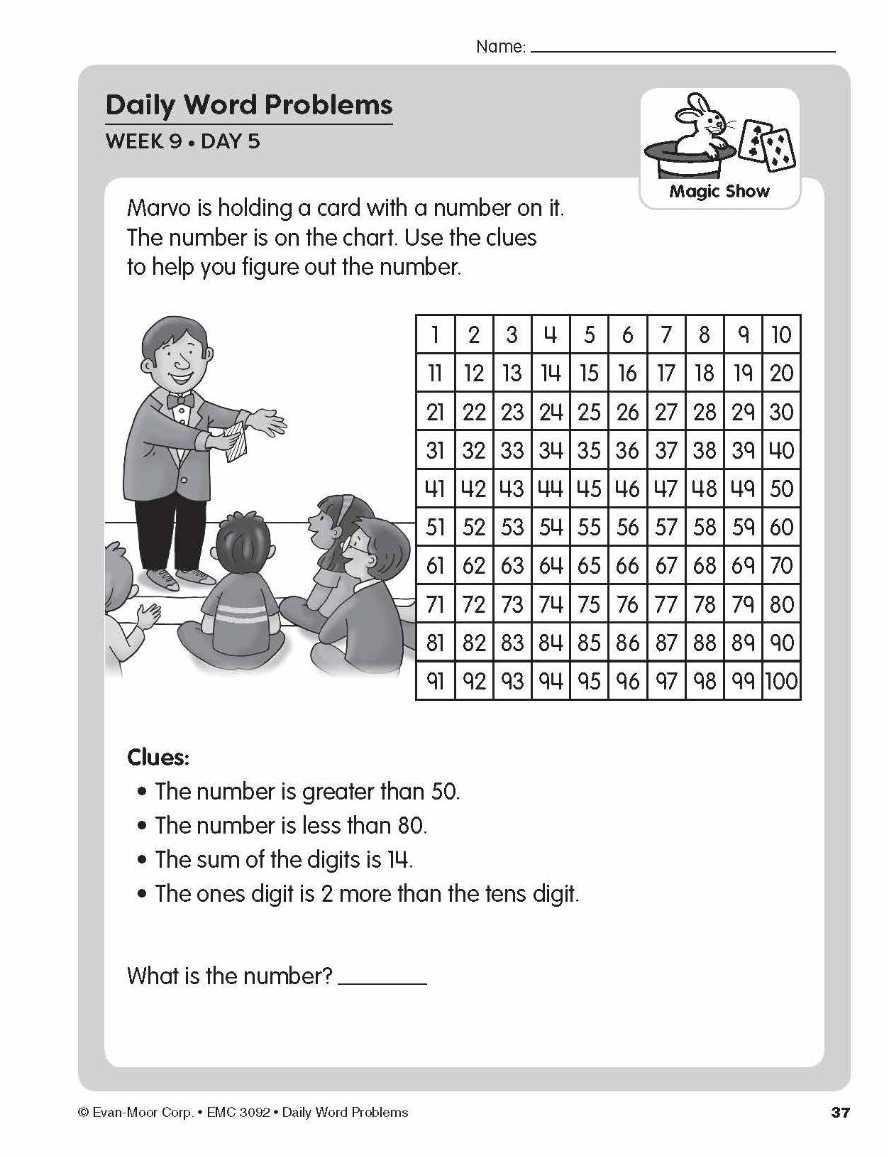 Daily Word Problems, Grade 2