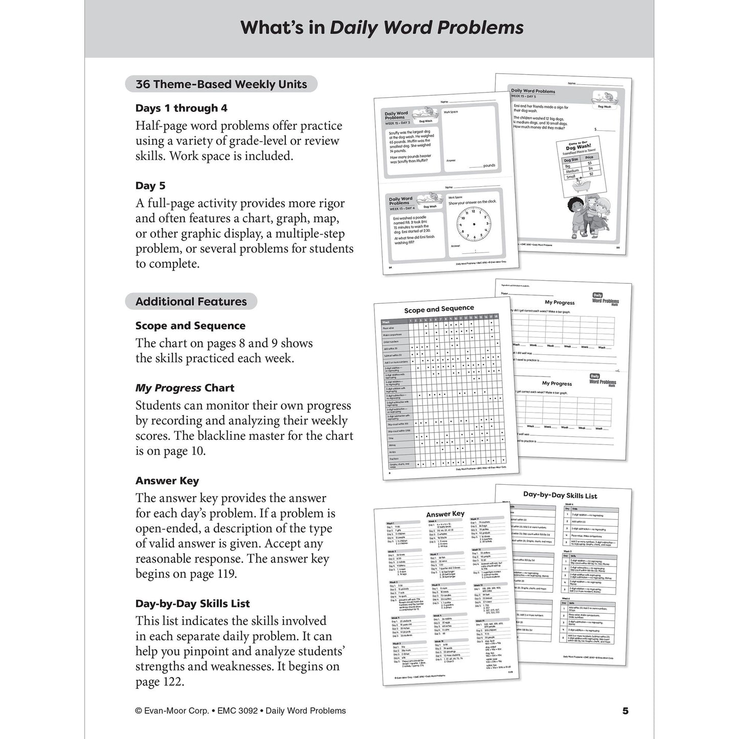 Daily Word Problems, Grade 2